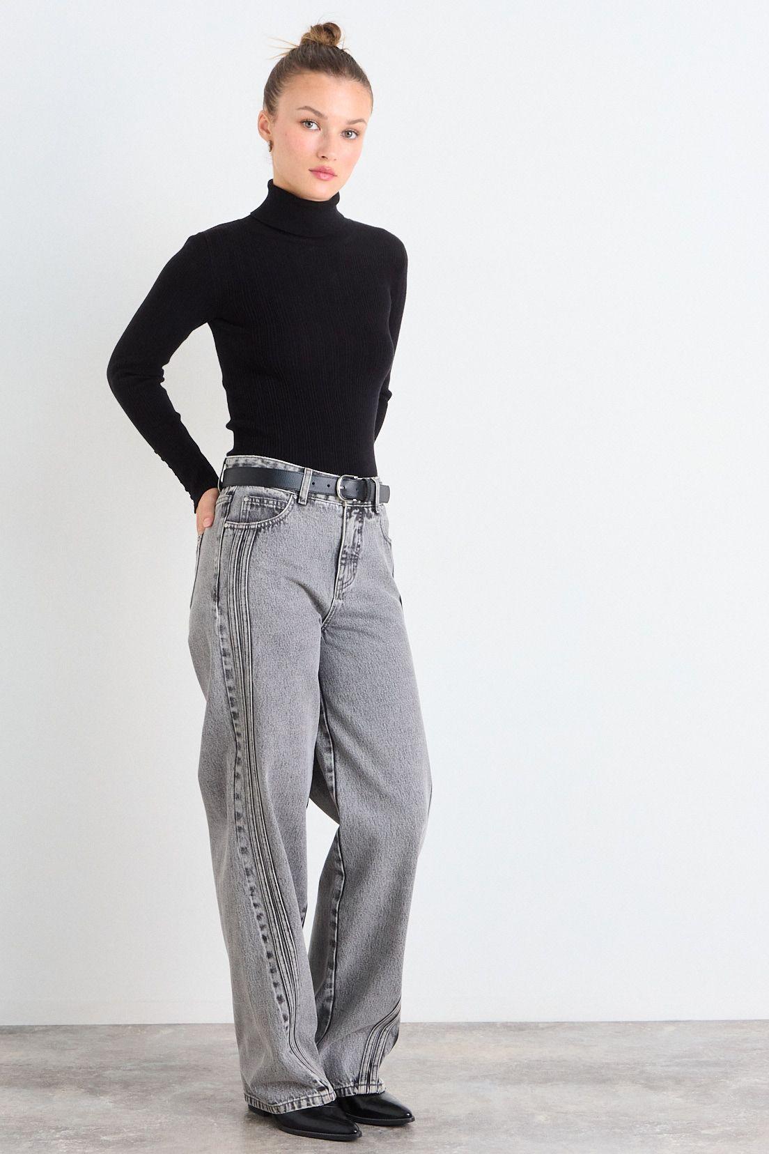 Beatle Tejido Basico Rib Negro iO 18120126016102-3