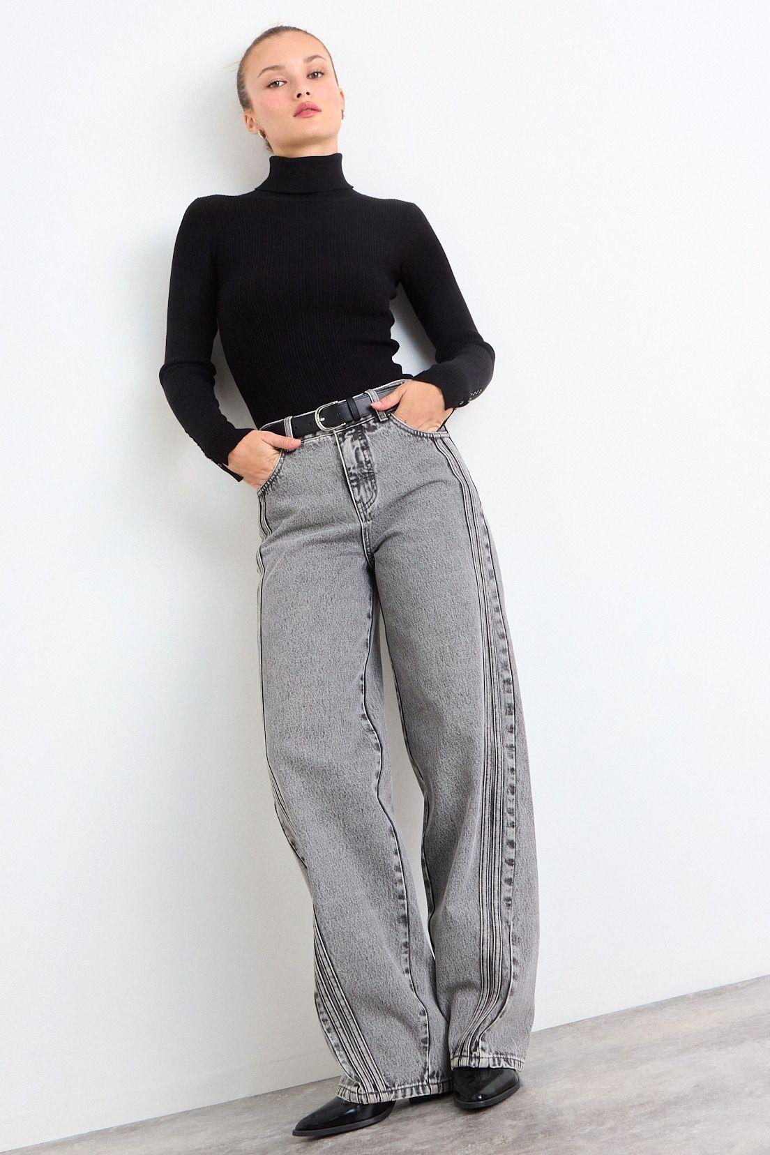 Beatle Tejido Basico Rib Negro iO 18120126016102-4