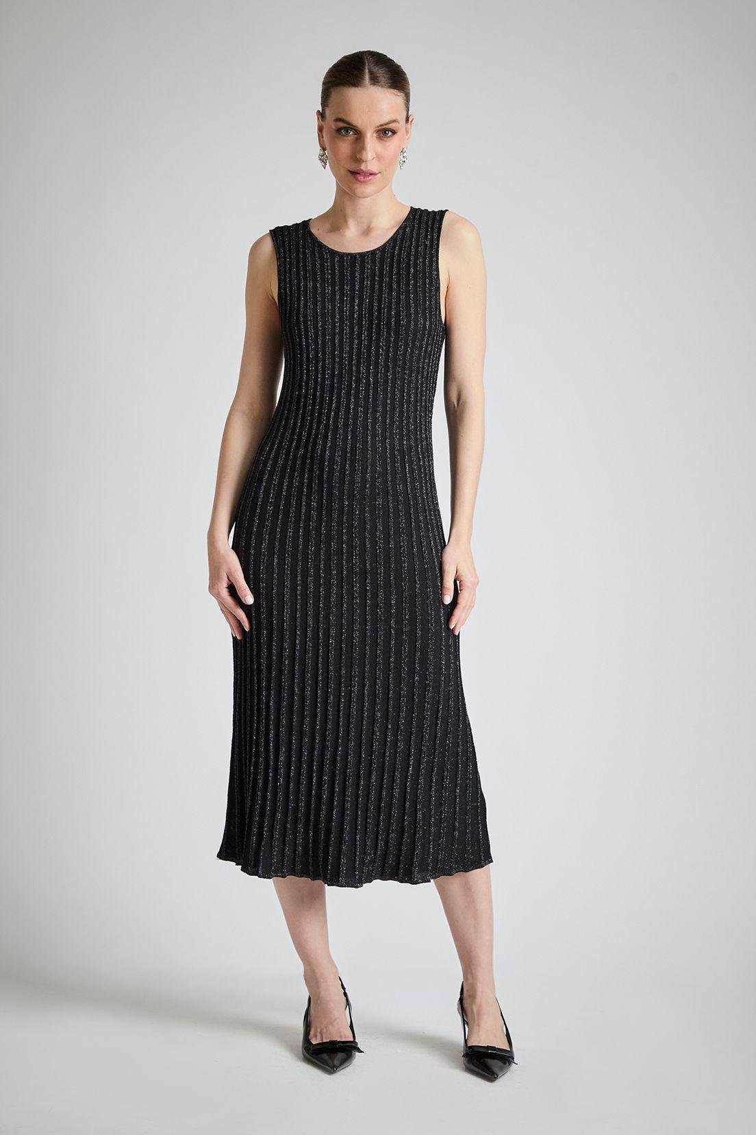 Vestido Tejido Lurex Negro Ash 13407224052102-0