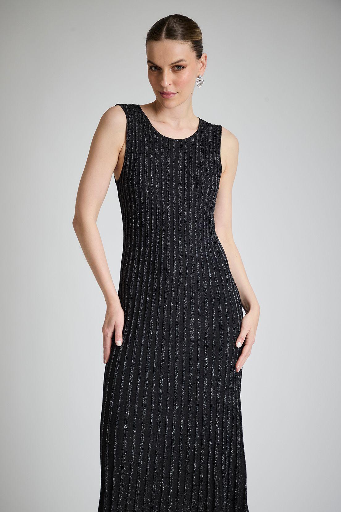 Vestido Tejido Lurex Negro Ash 13407224052102-2
