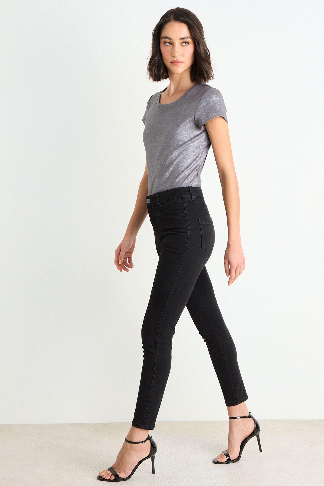 Skinny Jeans Liso Negro Ash 11307126002102-4