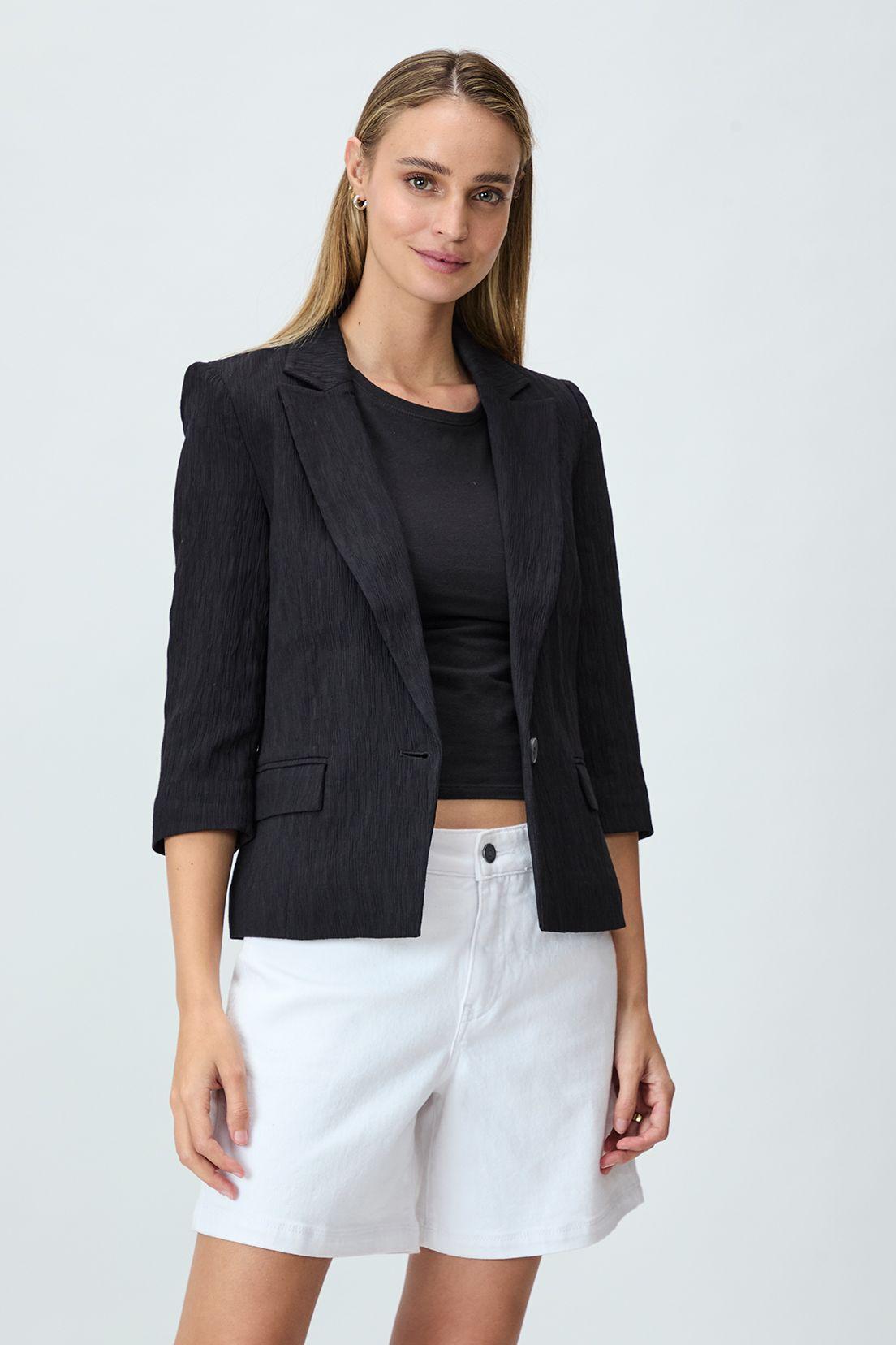 Blazer Liso Negro iO 16020125050102-0