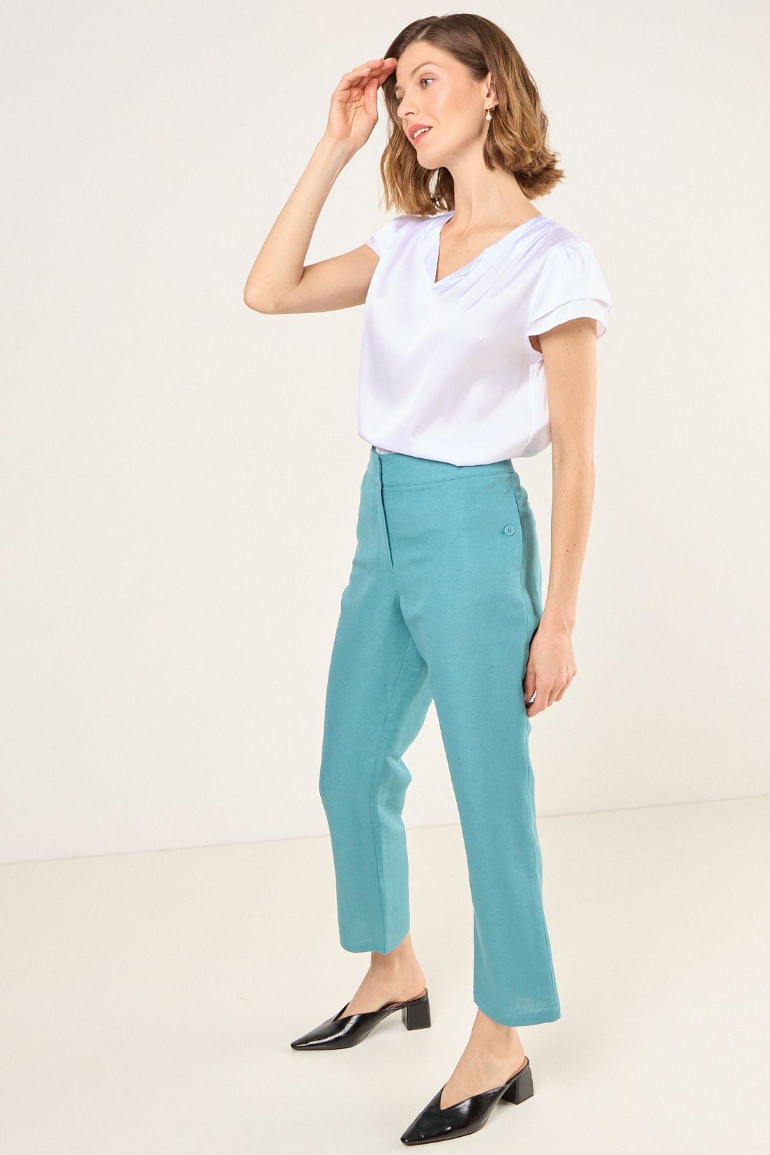 Blusa Lisa Crudo Ma Griffe 14004225035105-3