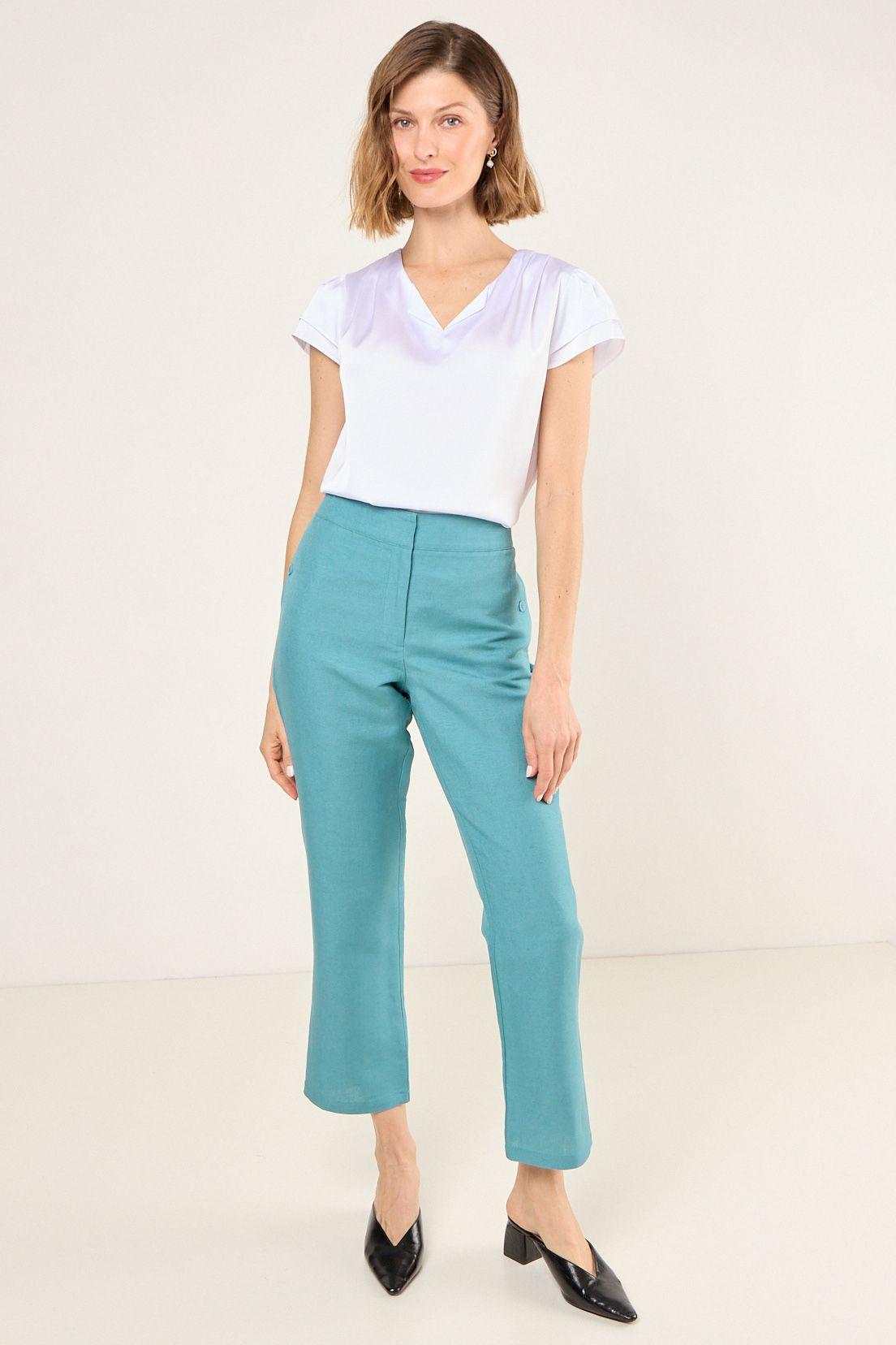 Blusa Lisa Crudo Ma Griffe 14004225035105-4