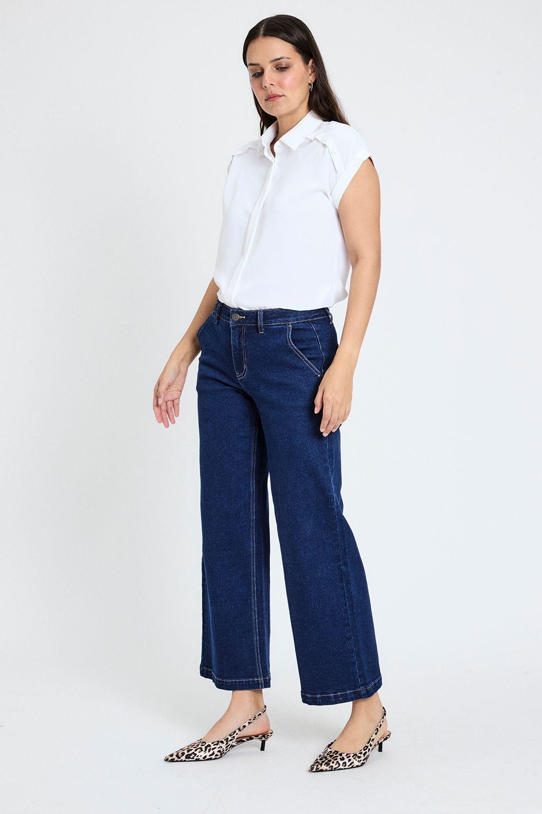 Jeans Liso Azul Ash 11307125001104-3