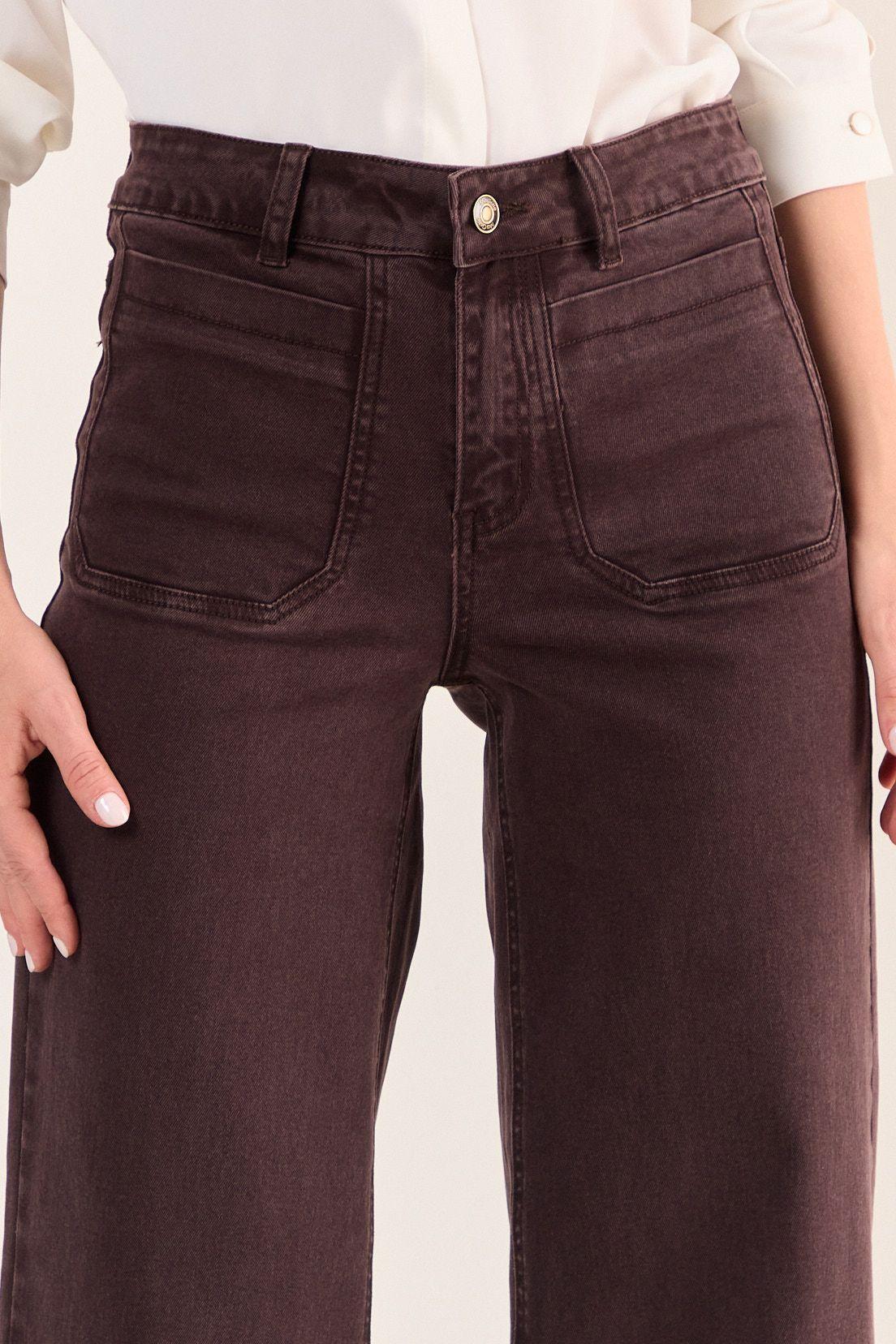 Jeans Bolsillo Parche Café Ma Griffe 11302126010109-1