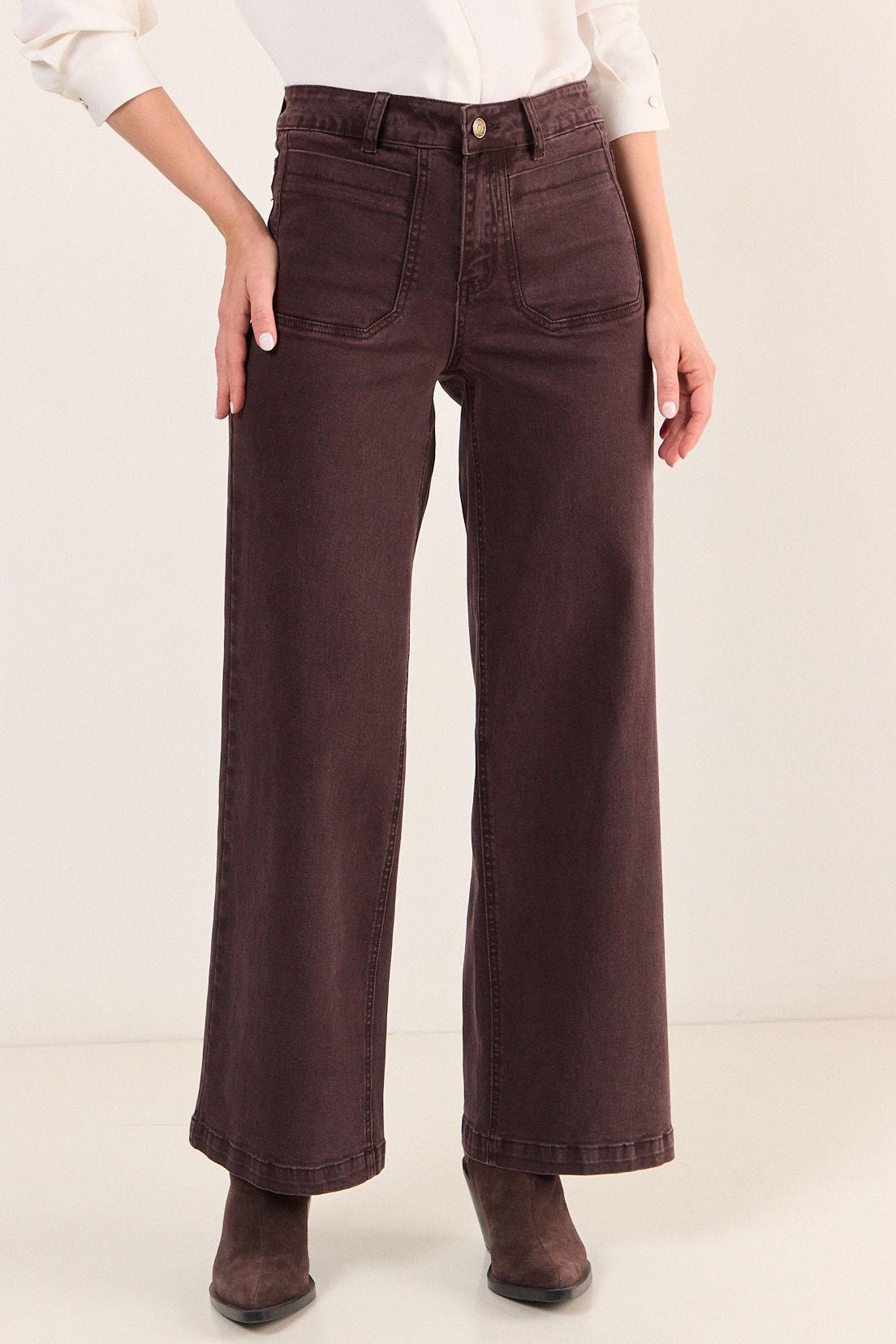 Jeans Bolsillo Parche Café Ma Griffe 11302126010109-2