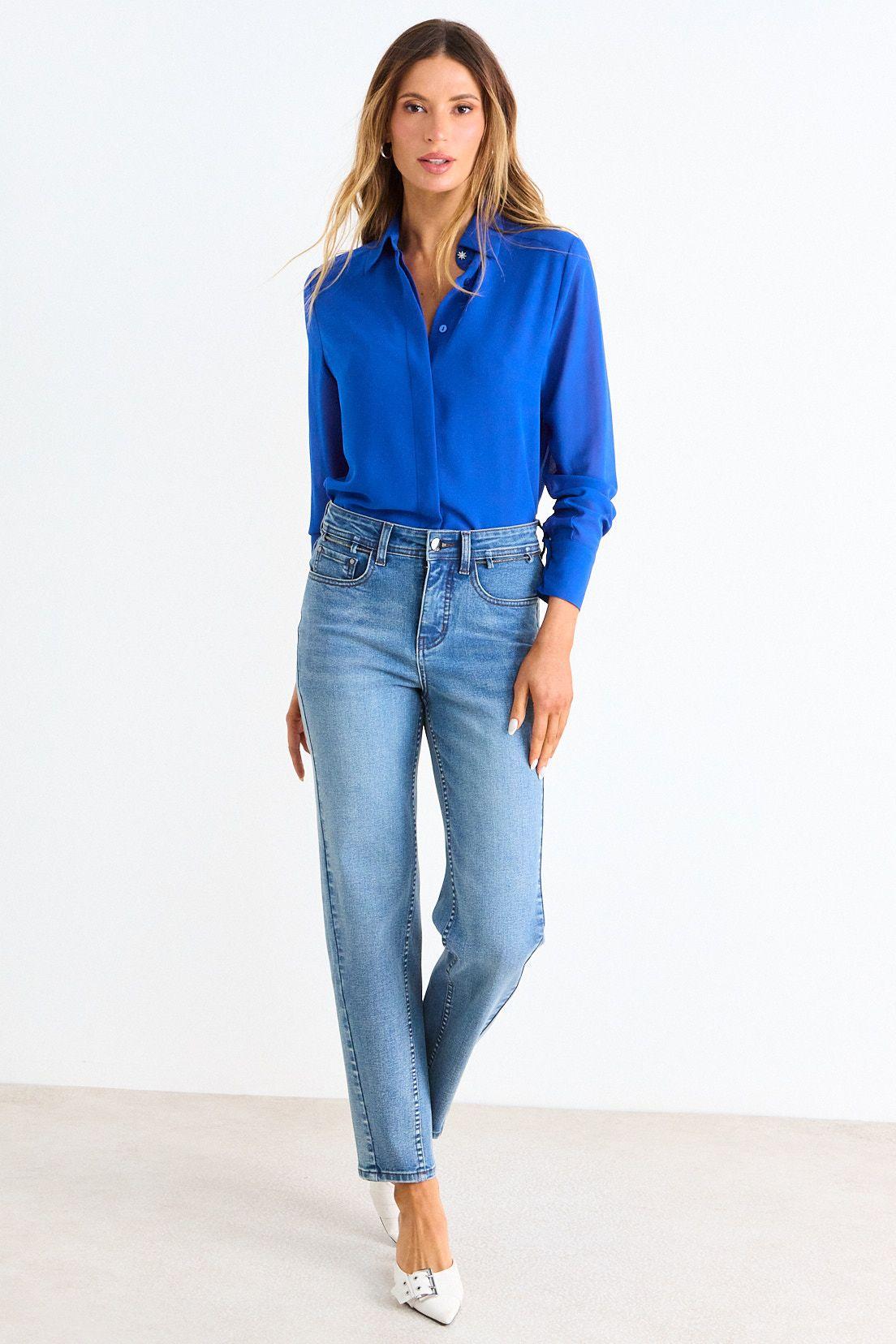 Straight Jeans Azul Ash 11307126006104-0