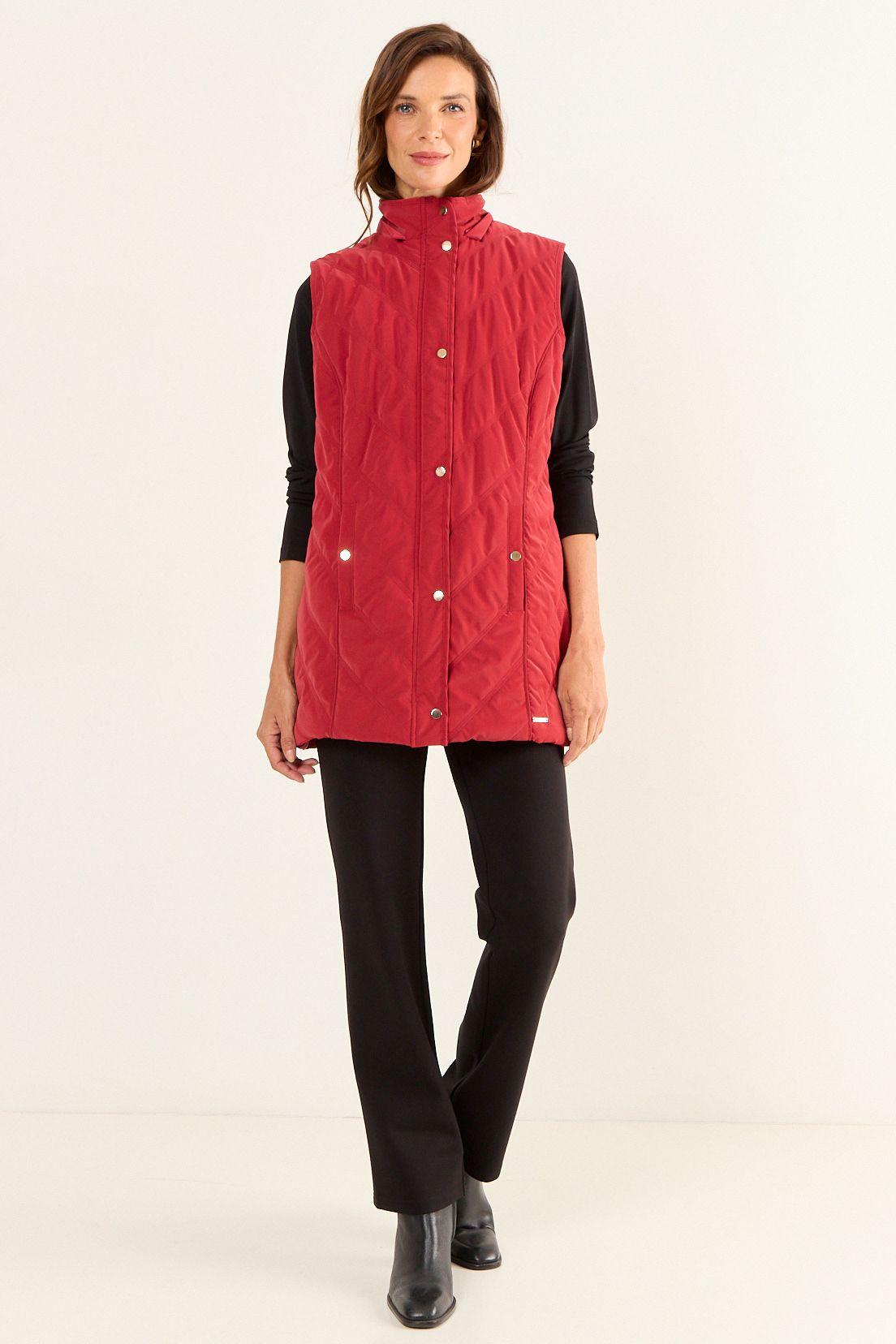 Parka Con Gorro Rojo Ma Griffe 16202126002103-4