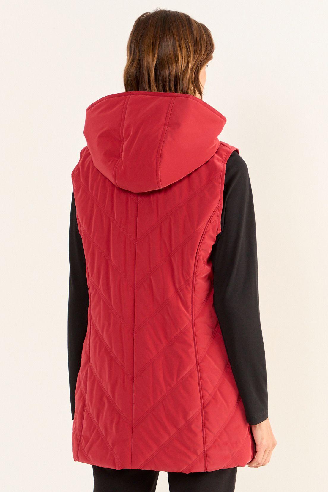 Parka Con Gorro Rojo Ma Griffe 16202126002103-2