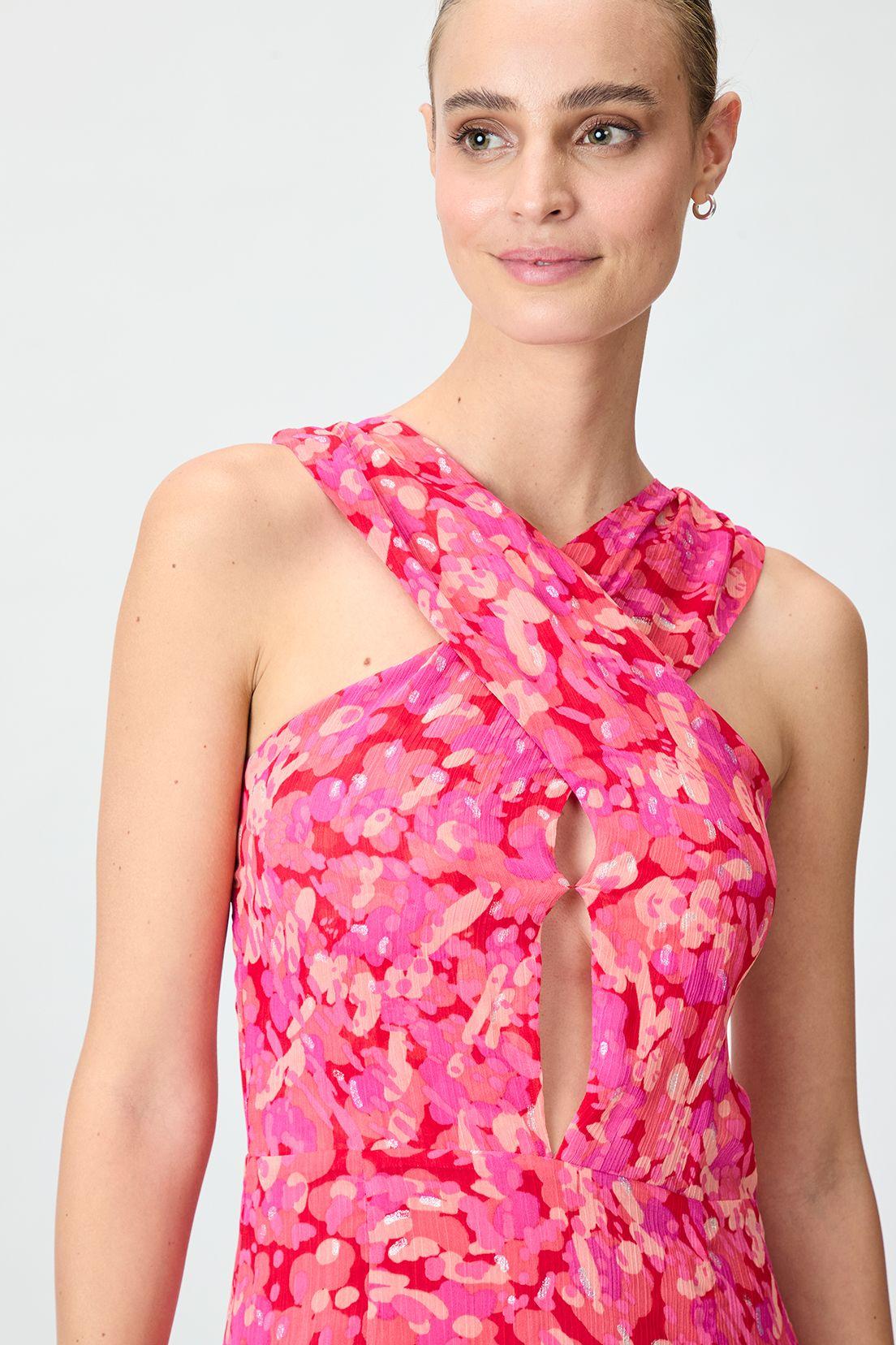 Vestido Fantasia Largo fucsia iO 13520125051116-1