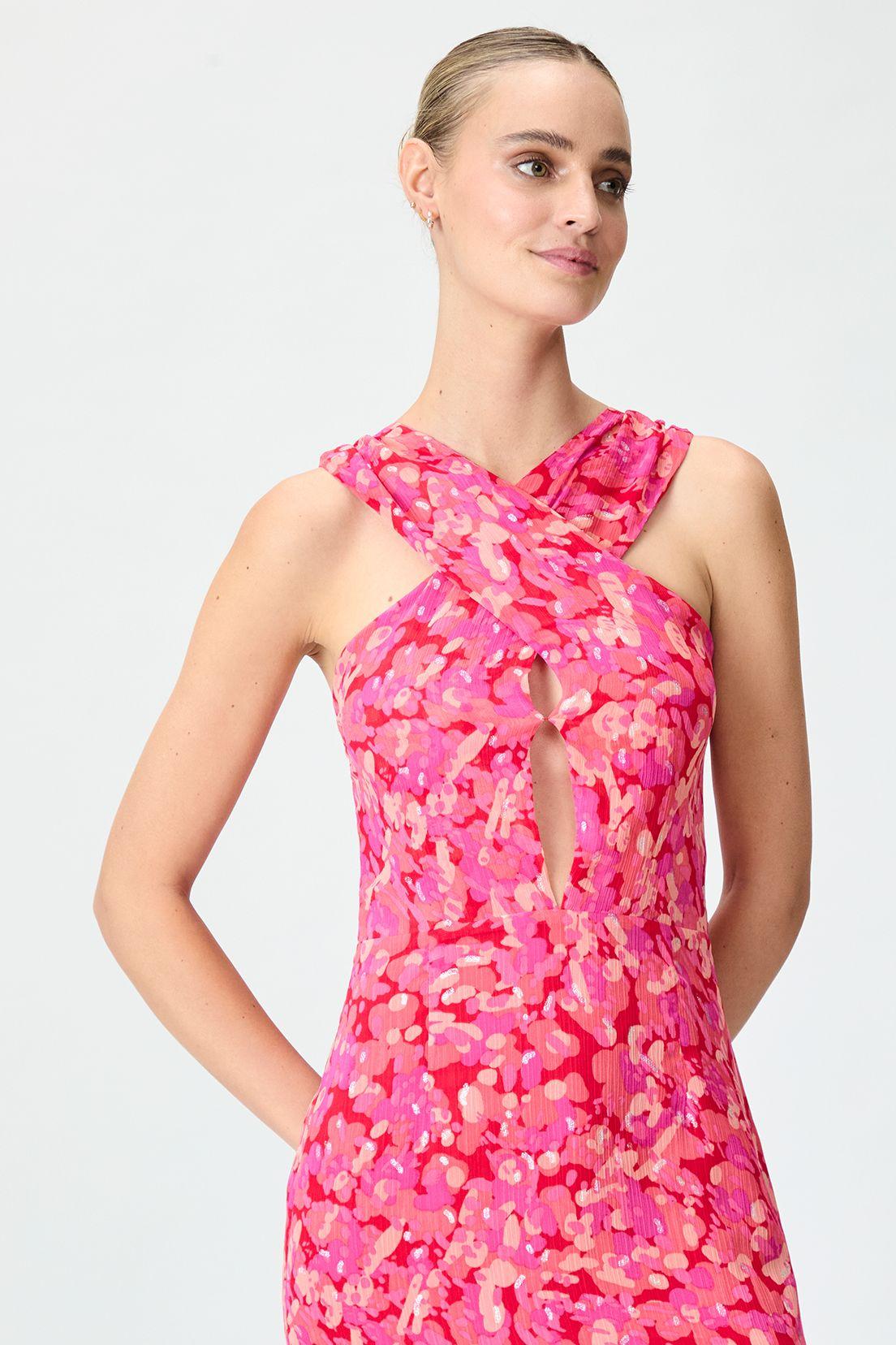 Vestido Fantasia Largo fucsia iO 13520125051116-2