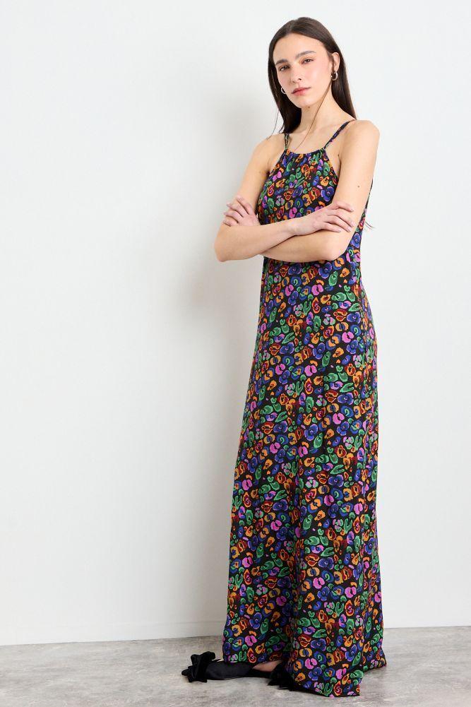 Vestido Fantasia Largo Negro iO 13504225001102-4