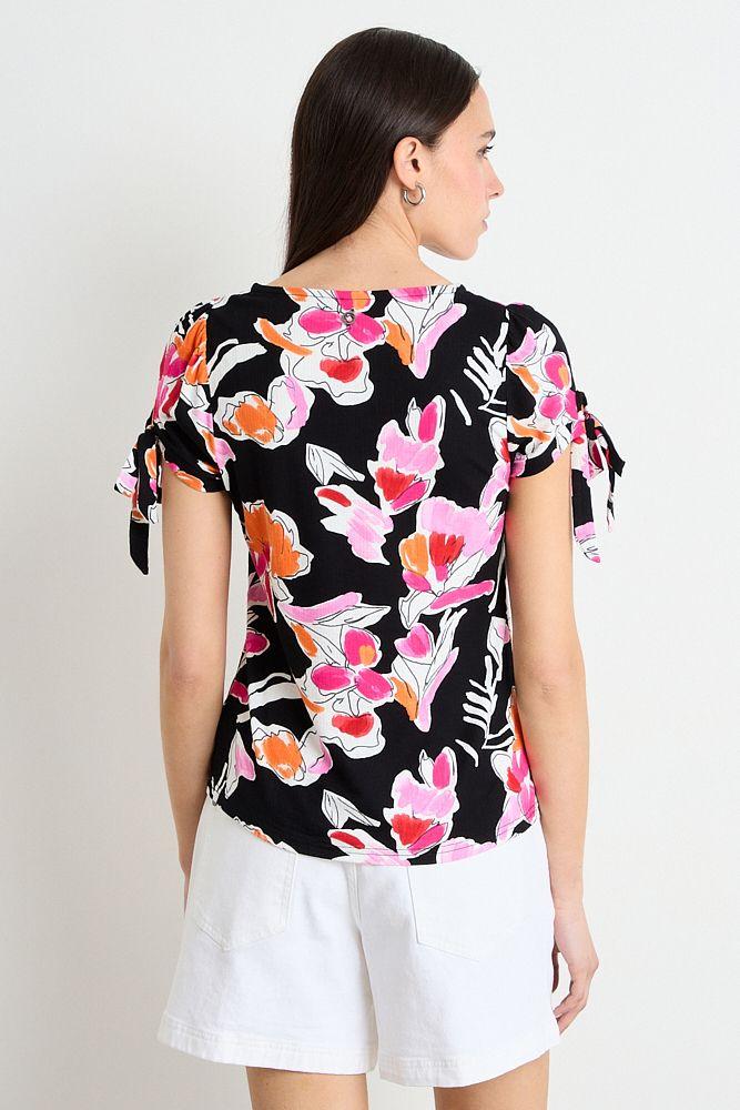 Polera Manga Corta Negro iO 14320225004102-2