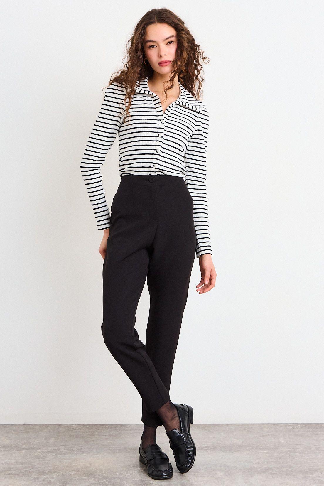 Pantalon Liso Negro iO 11020226052102-0