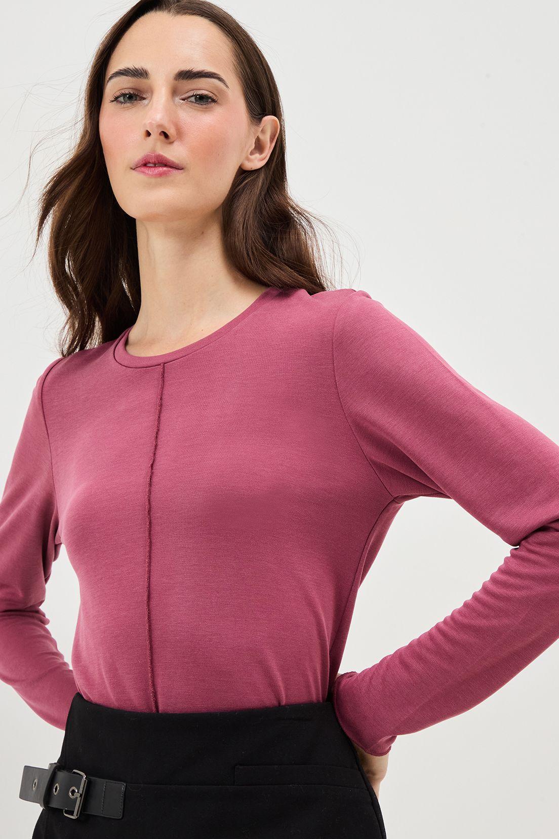 Polera Lisa Burdeos 14220125014112-0