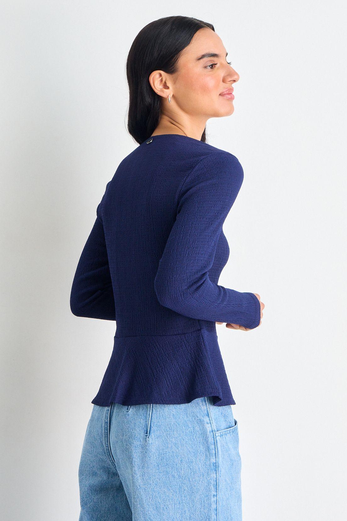 Polera Manga Larga Azul iO 14220225051104-2