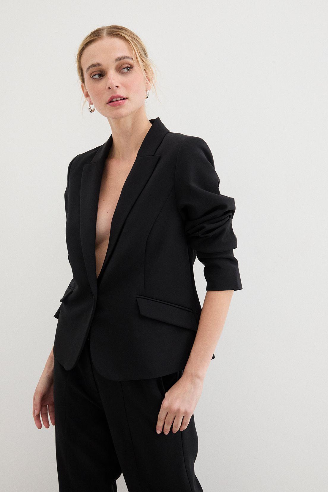 Blazer Liso Negro 16007125054102-0