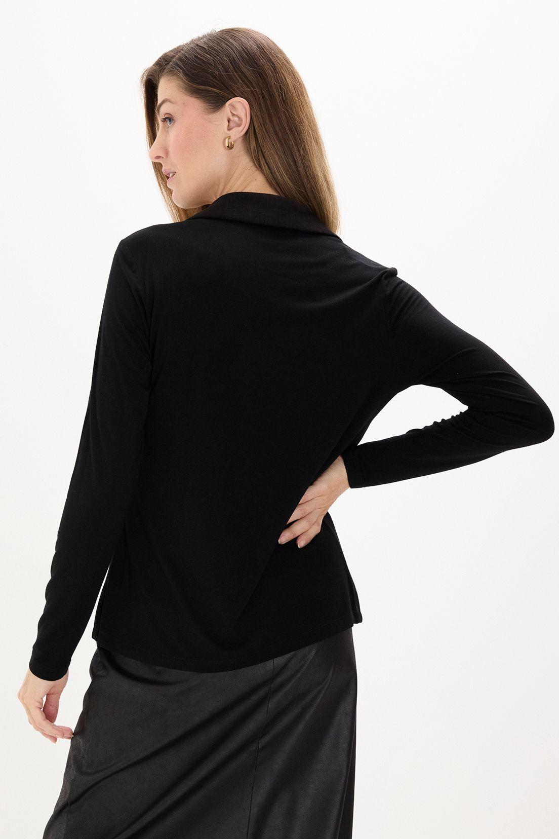 Polera De Gamuza Negro 14202125058102-1
