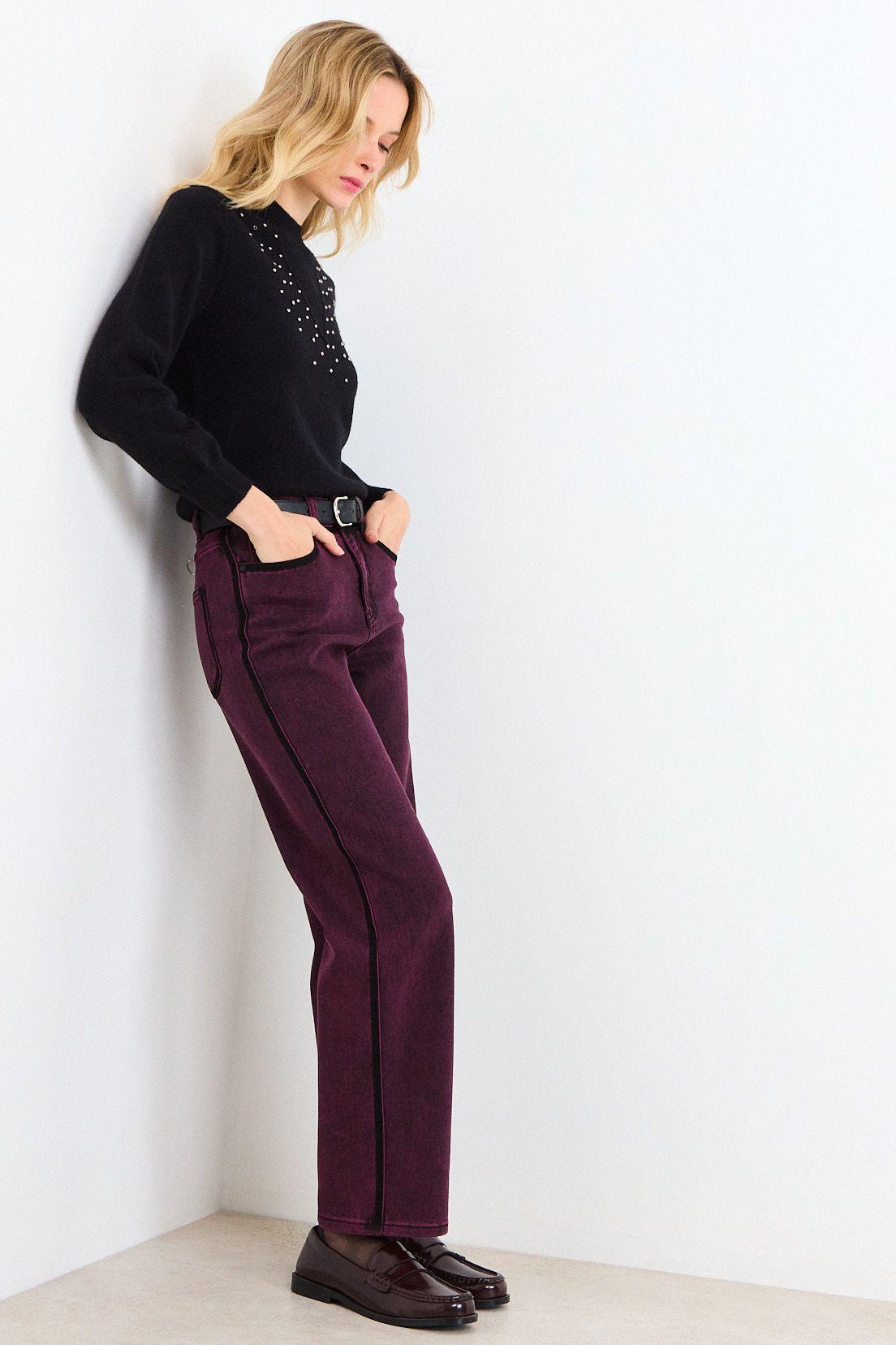 Sweater Liso Con Aplicaciones Negro Ash 18107226002102-3