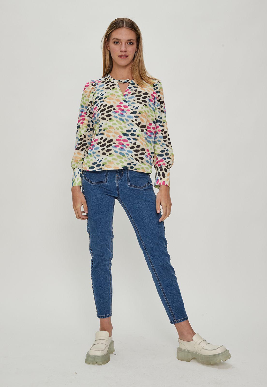 Blusa Fantasia Blanco iO 14120124004106-0