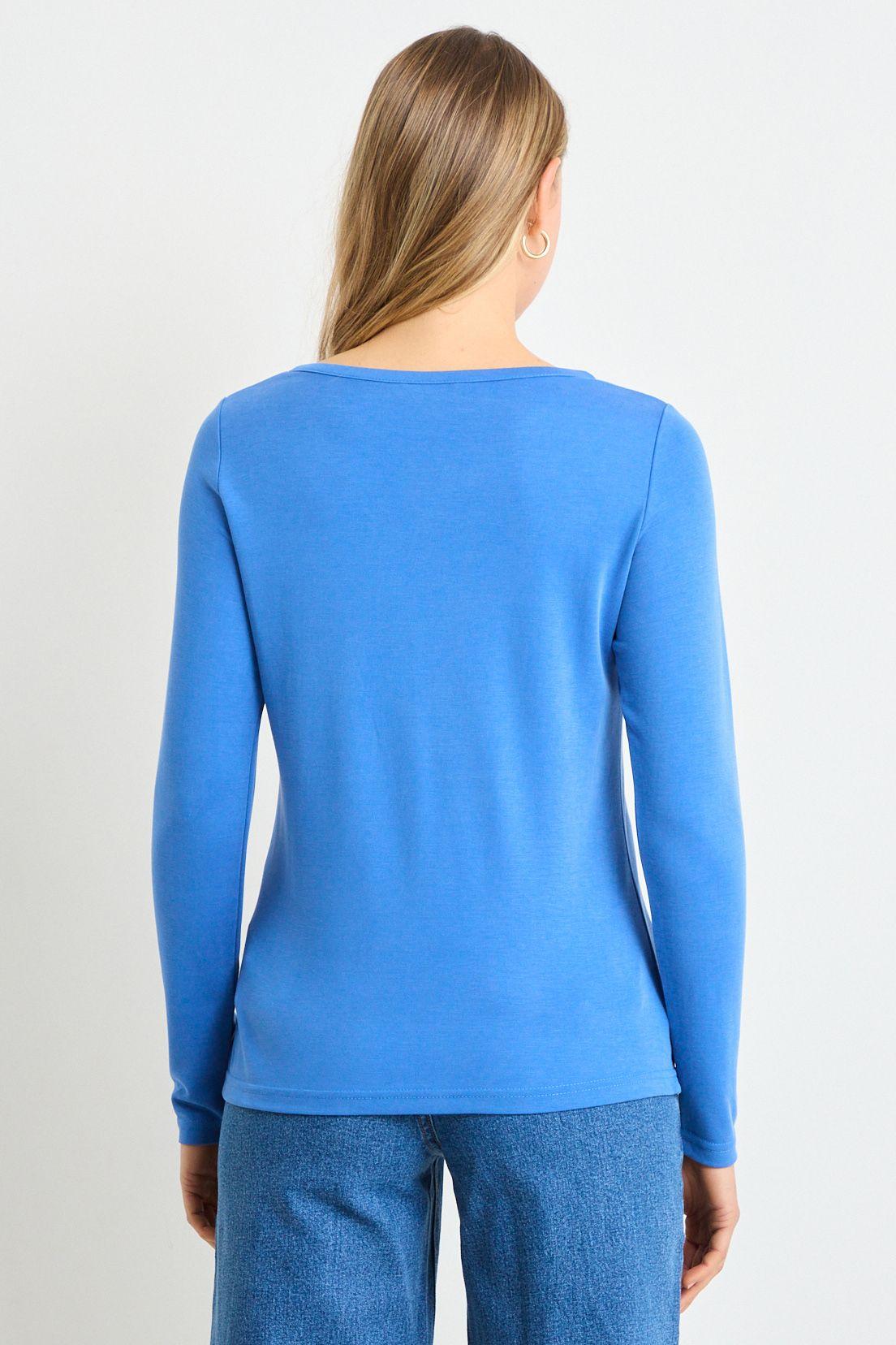 Polera Manga Larga Azul Ash 14207225051134-2