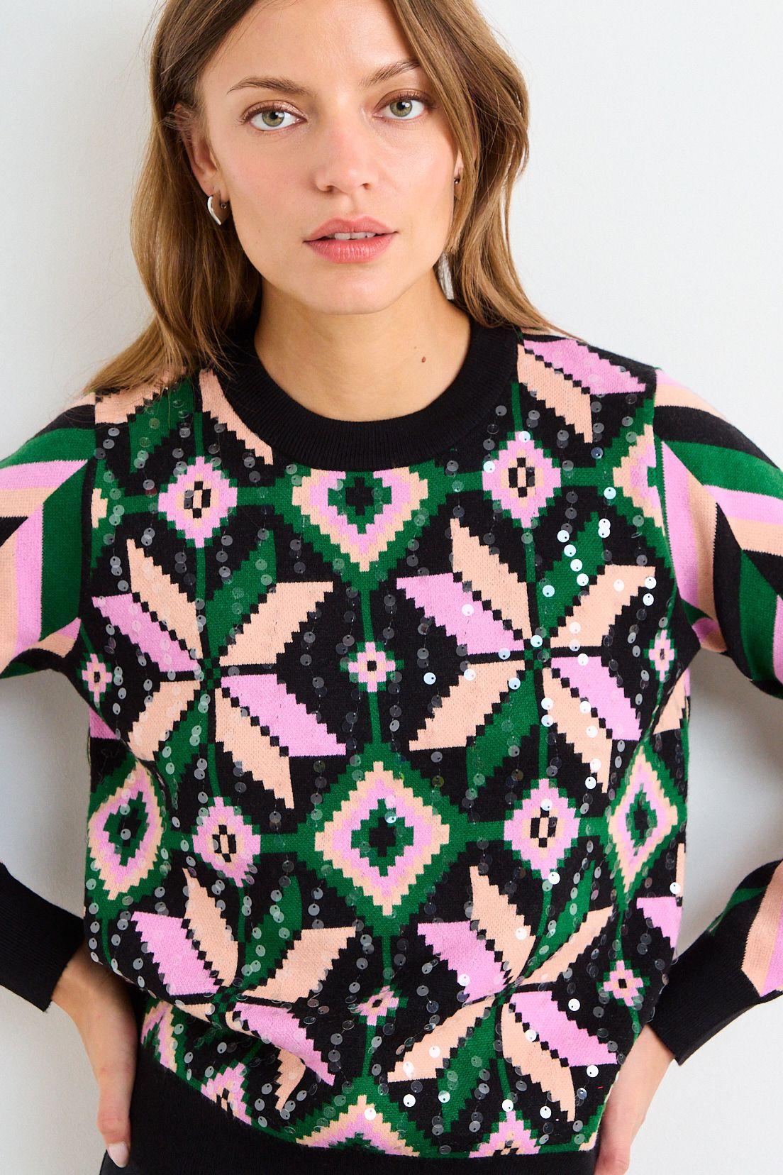 Sweater Fantasia Verde Oliva iO 18720126003107-0