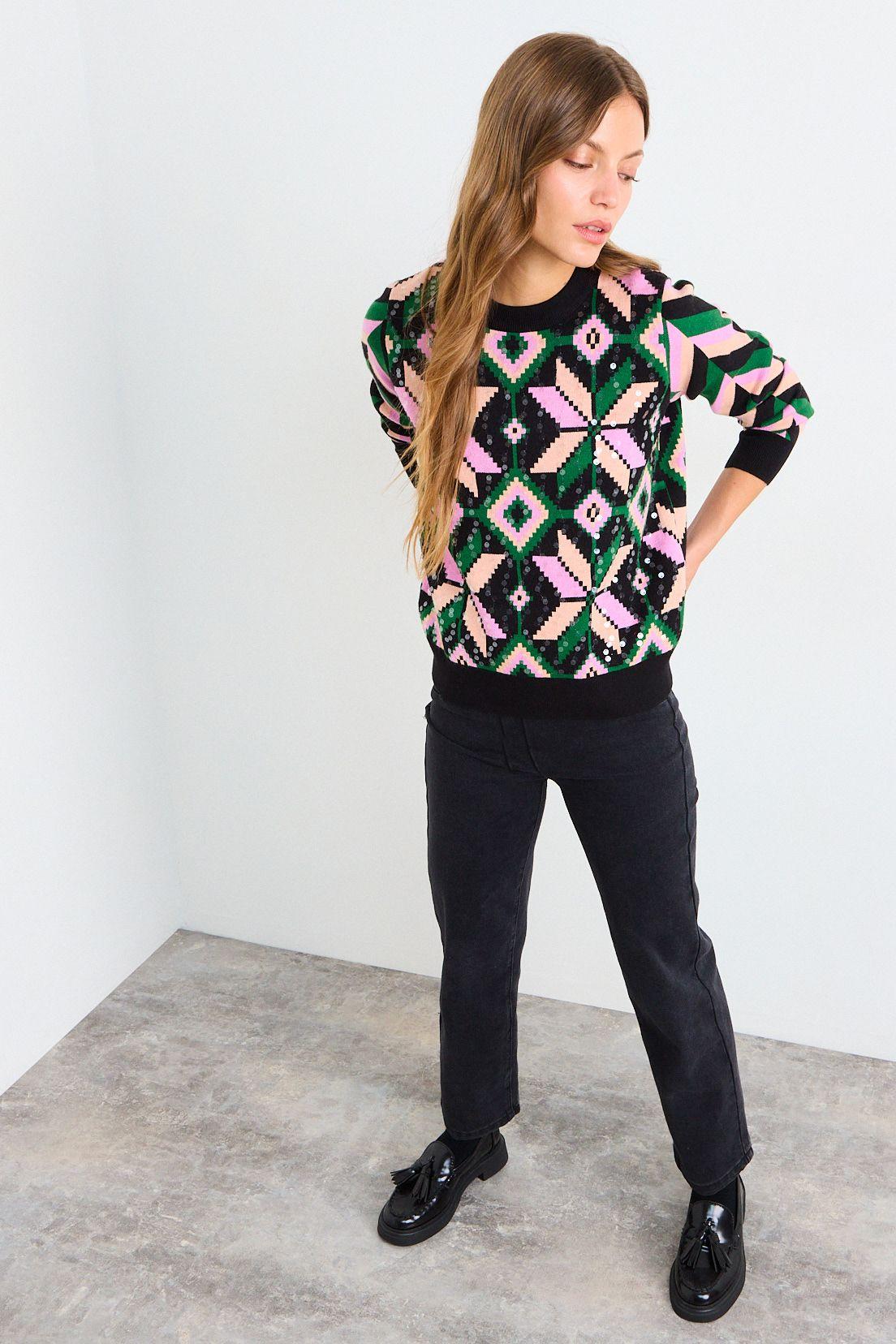 Sweater Fantasia Verde Oliva iO 18720126003107-3