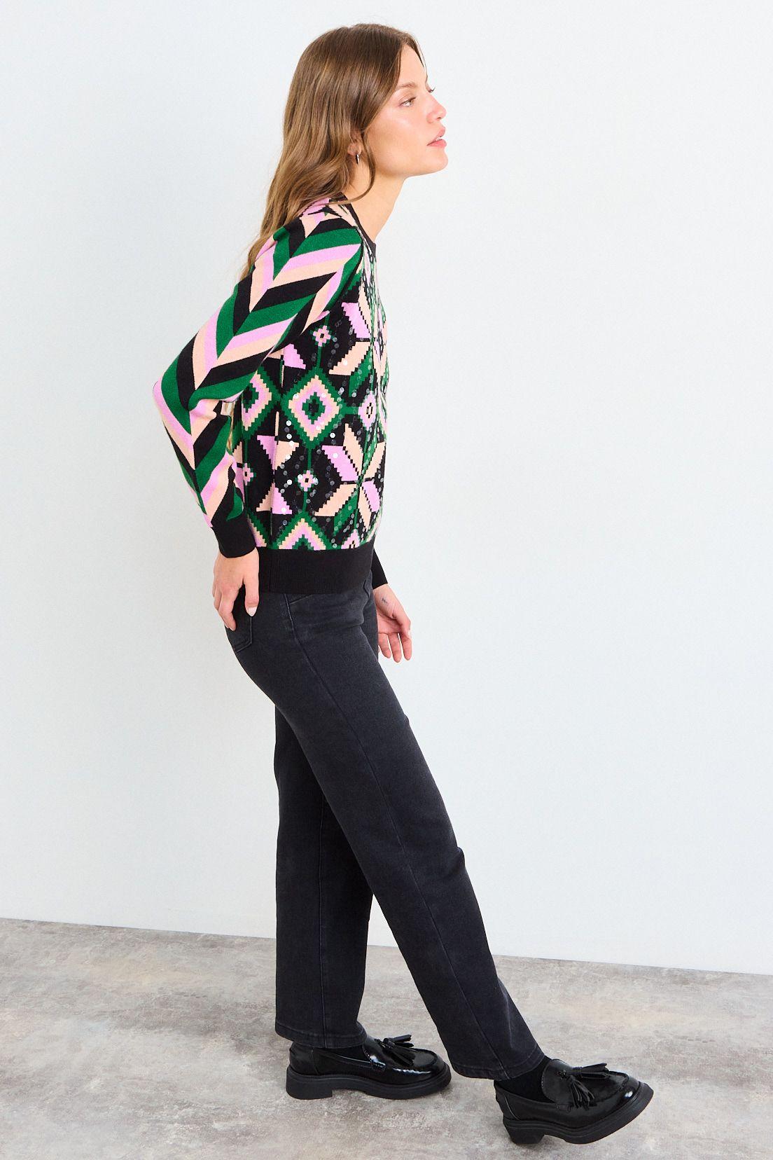 Sweater Fantasia Verde Oliva iO 18720126003107-4