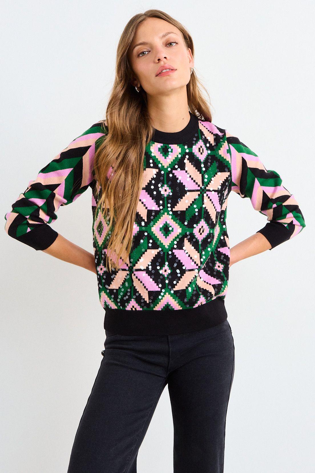Sweater Fantasia Verde Oliva iO 18720126003107-2