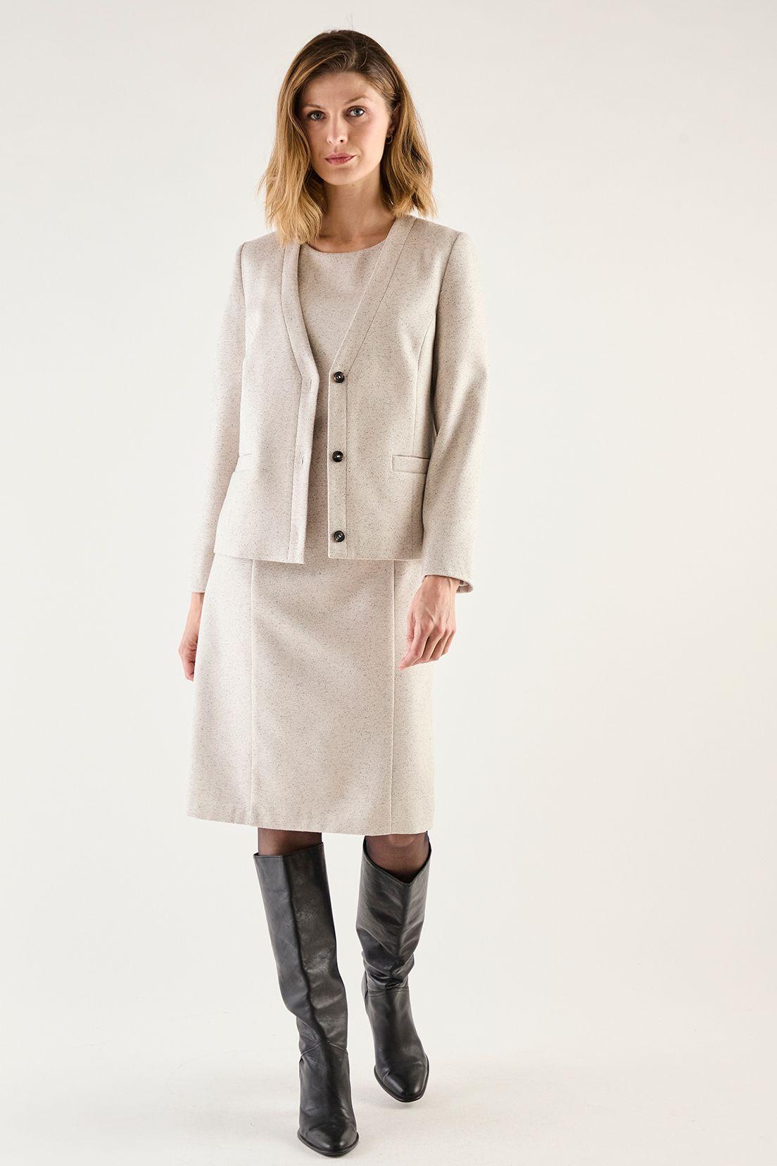 Blazer Escote V Gris 16002125004113-0