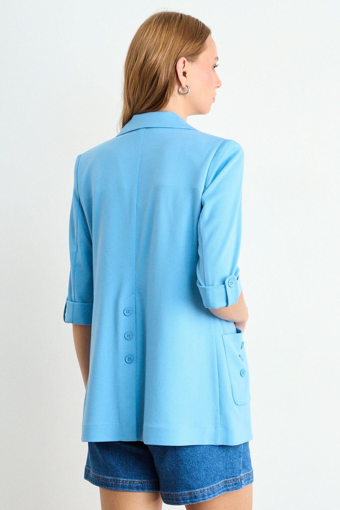 Blazer Liso Celeste iO 16020126003110-2