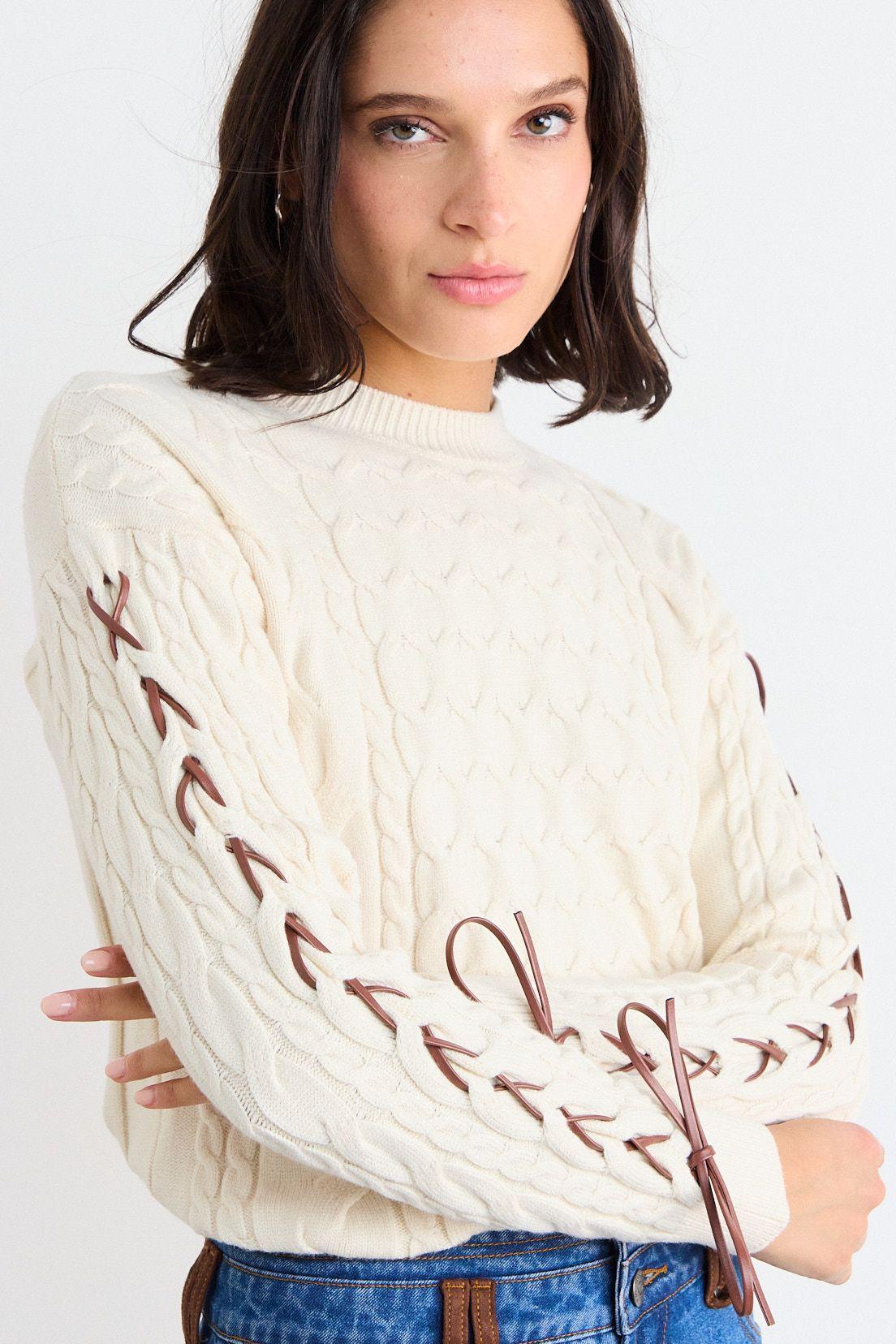 Sweater Cordon Manga Crudo iO 18120126018105-0