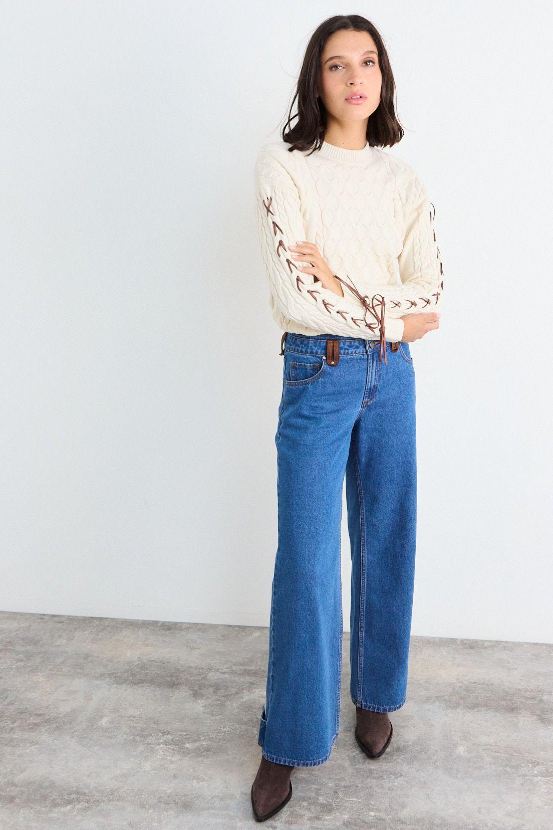 Sweater Cordon Manga Crudo iO 18120126018105-3