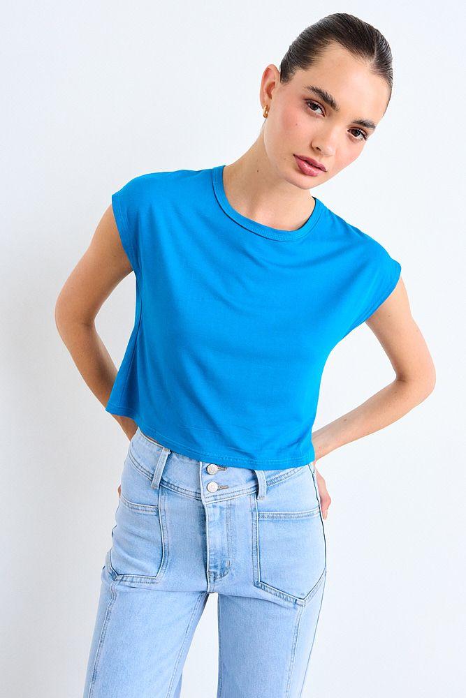 Polera Lisa Azul Marino iO 14204225096104-0