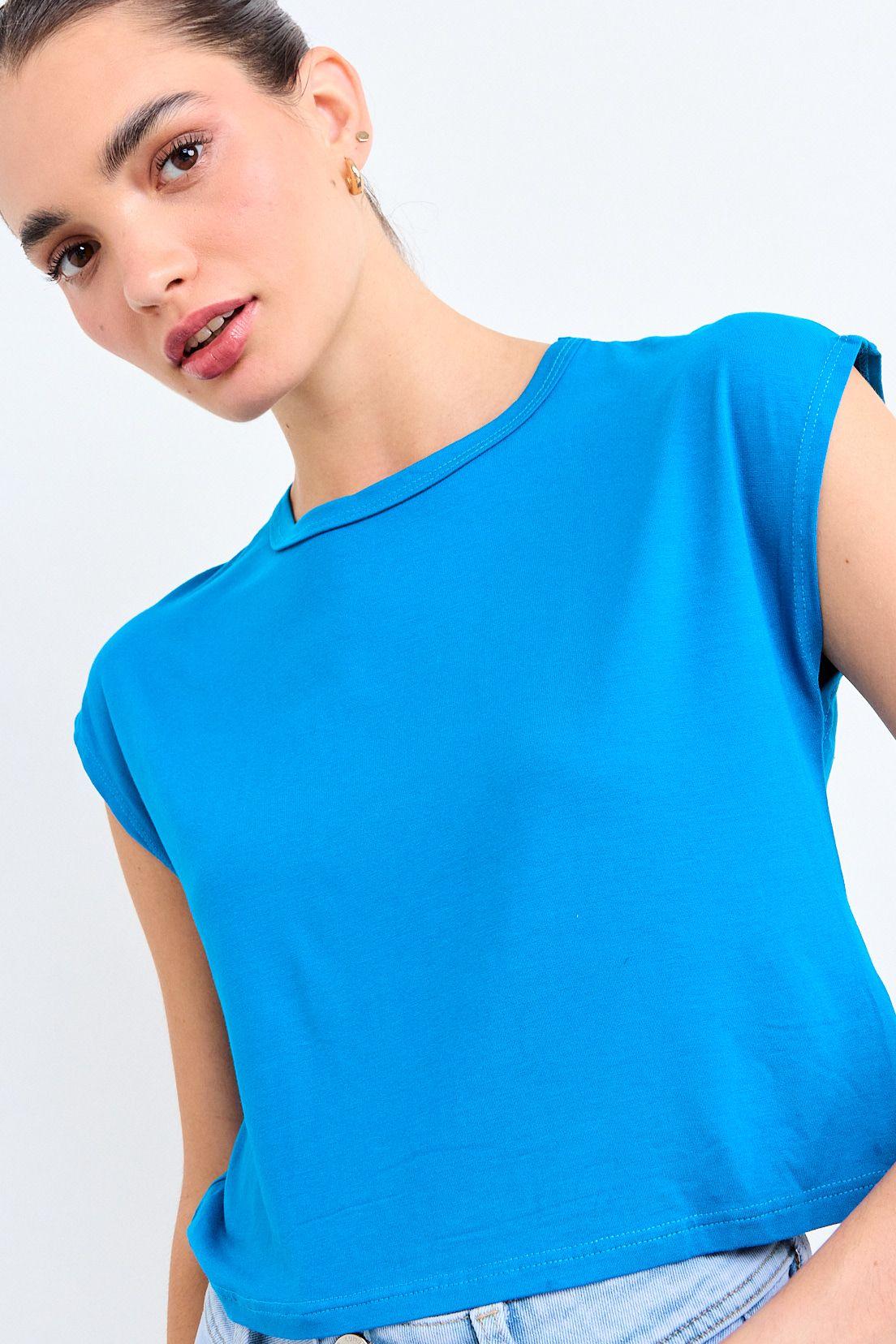 Polera Lisa Azul Marino iO 14204225096104-1