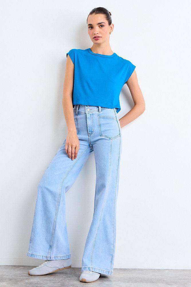 Polera Lisa Azul Marino iO 14204225096104-3