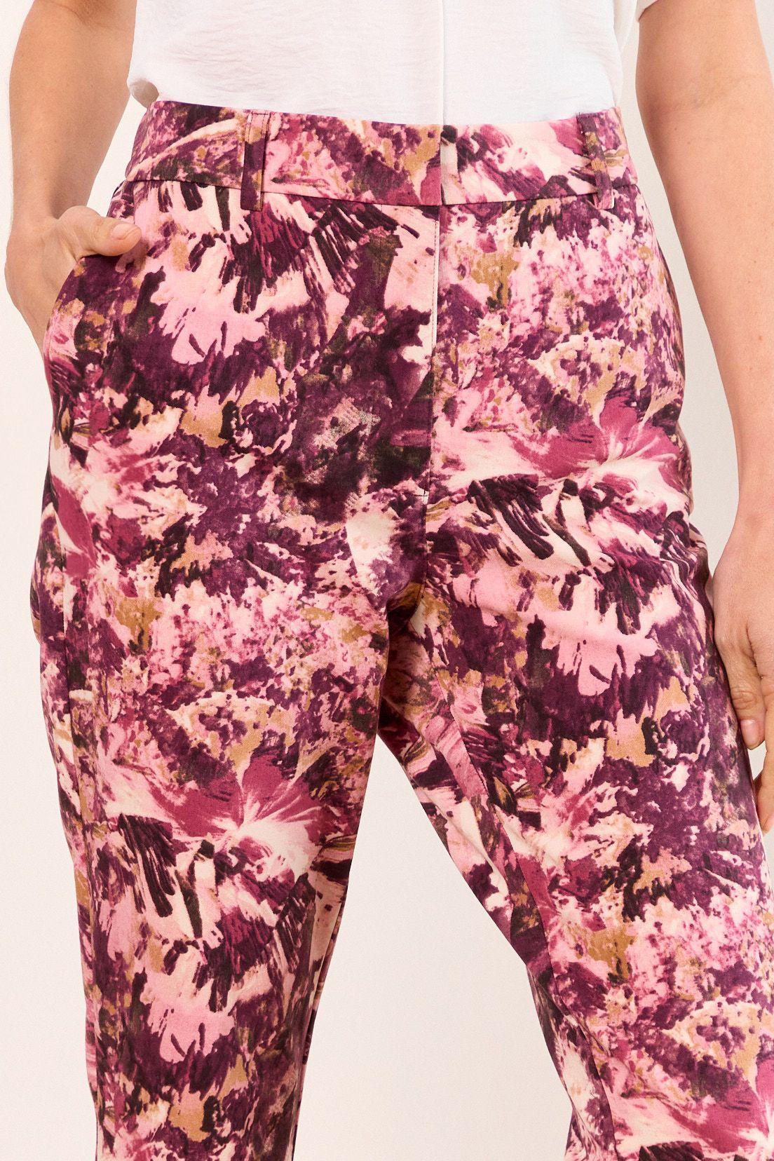 Pantalon Recto Estampado Rosado Ma Griffe 11102226001102-2