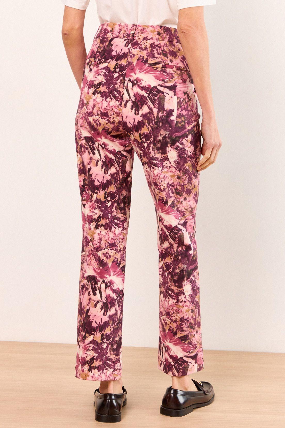Pantalon Recto Estampado Rosado Ma Griffe 11102226001102-3