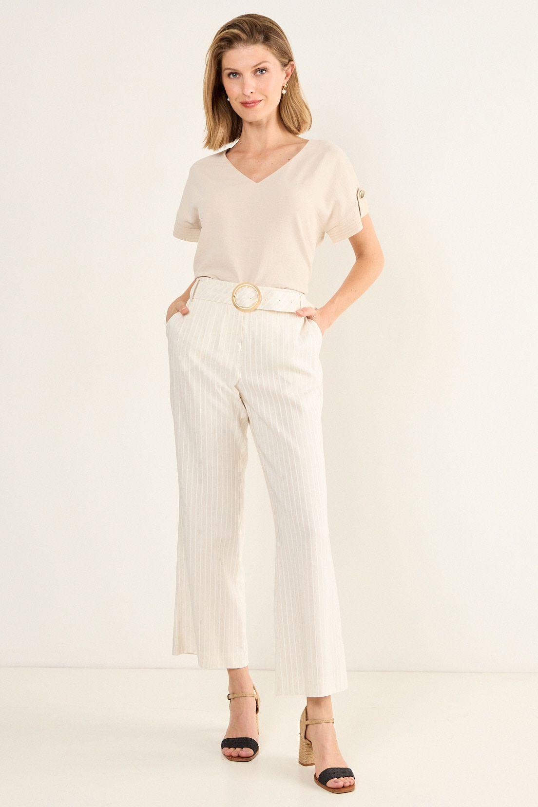 Pantalon Wide Crudo Ma Griffe 11002126050105-0