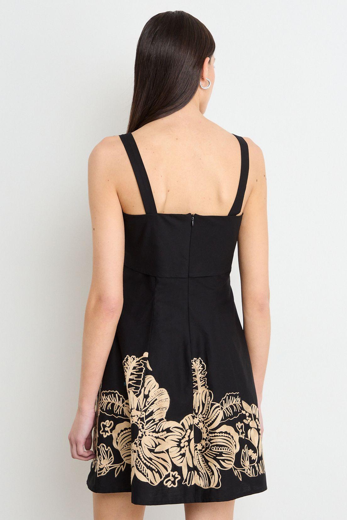 Vestido Liso Negro iO 13020225004102-2