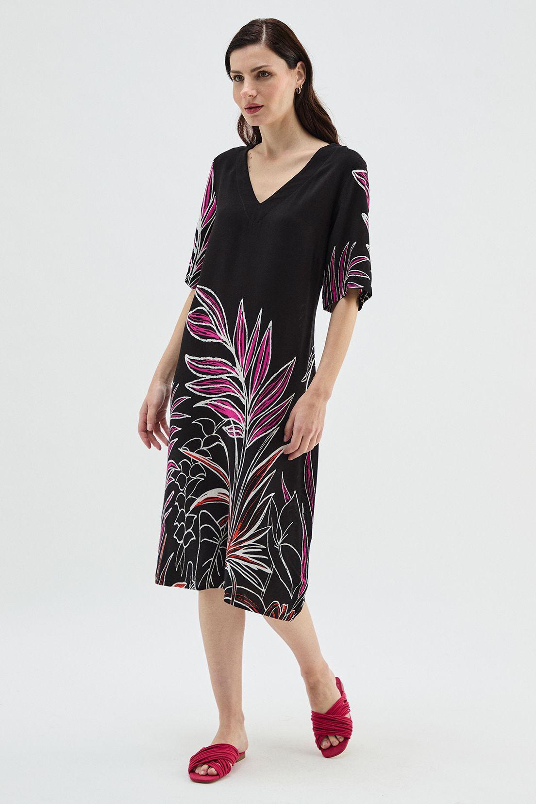 Vestido Fantasia Negro Ma Griffe 13104224002102-0
