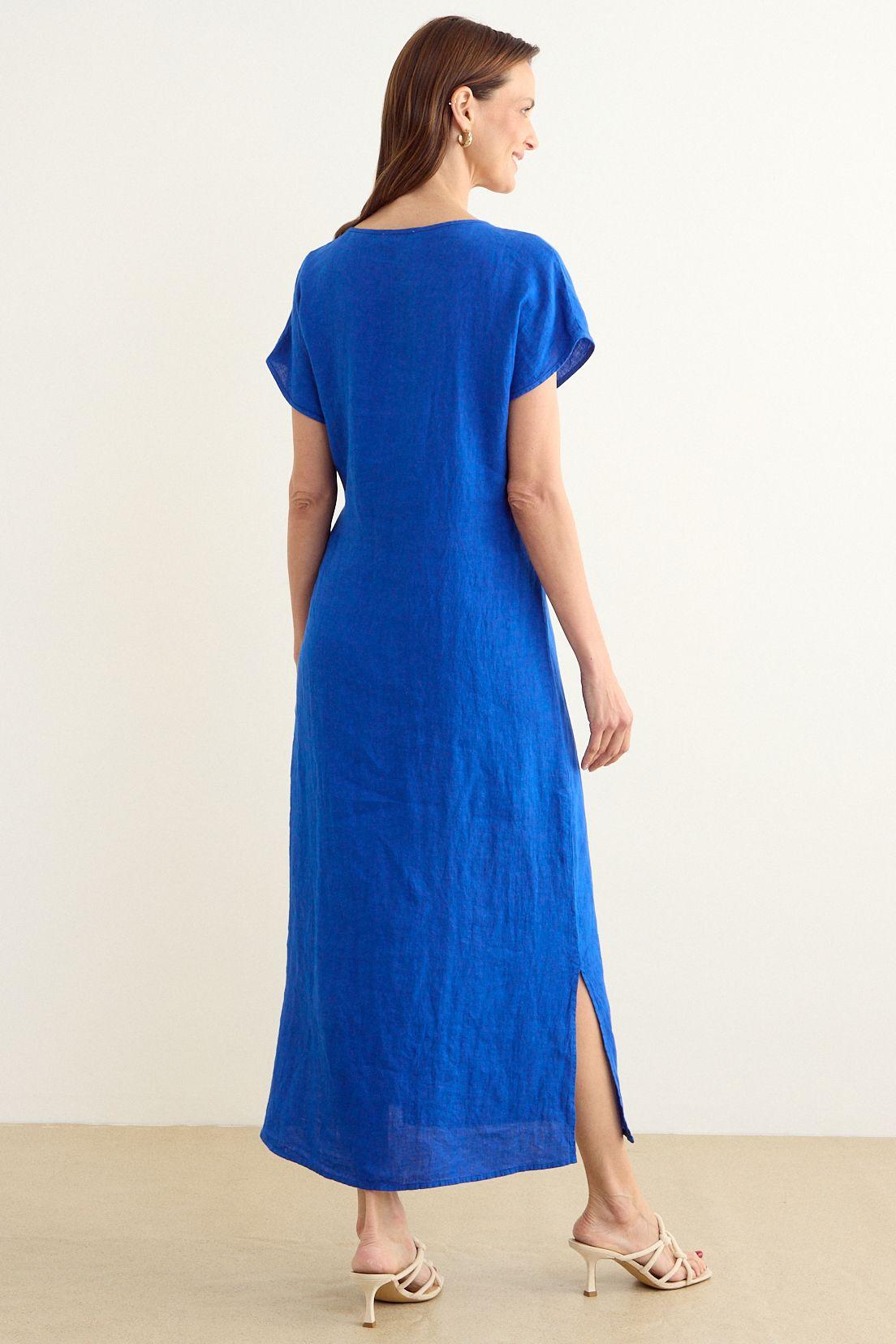 Vestido Liso Azulino Ma Griffe 13002225302134-3