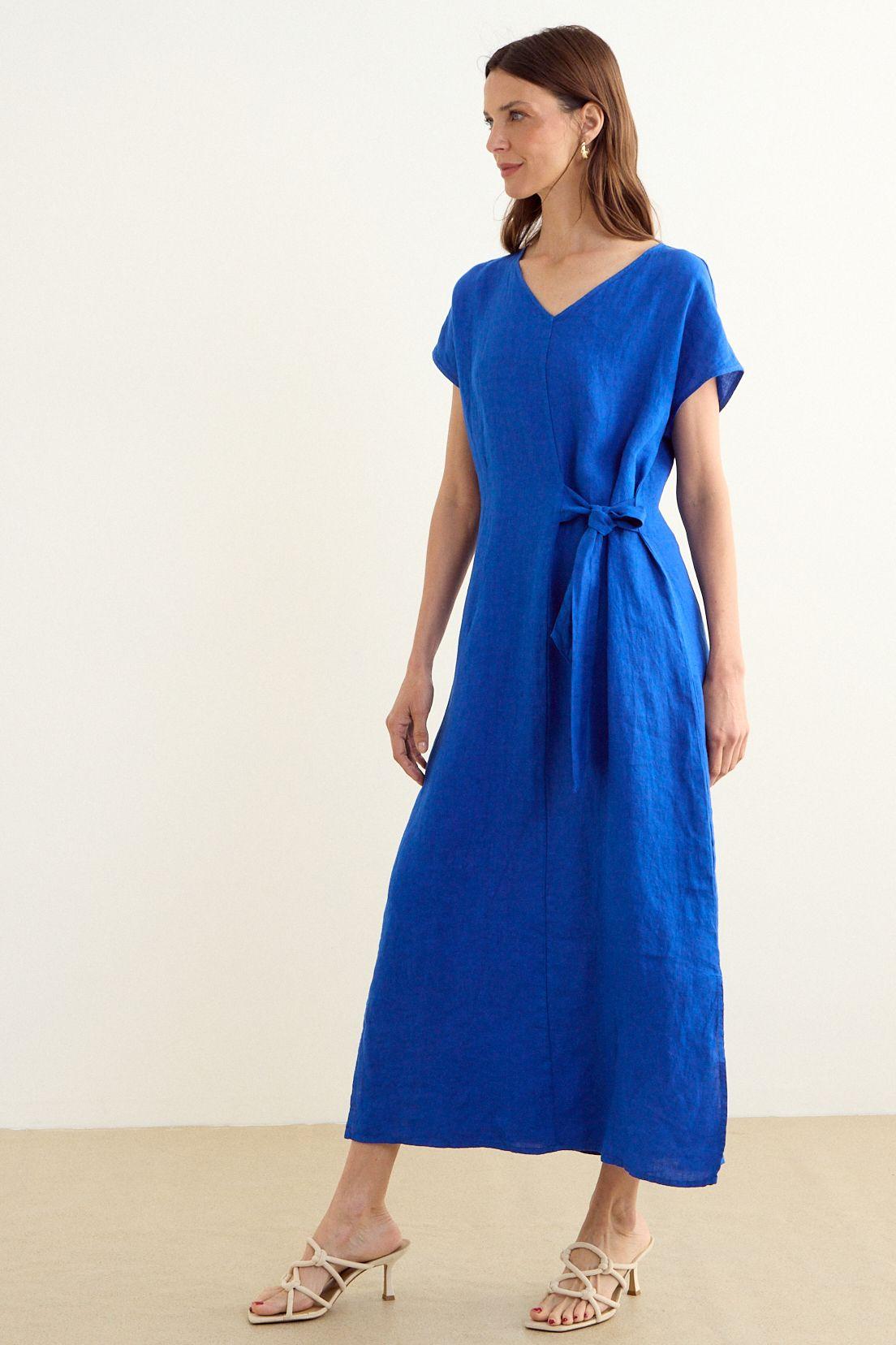 Vestido Liso Azulino Ma Griffe 13002225302134-4