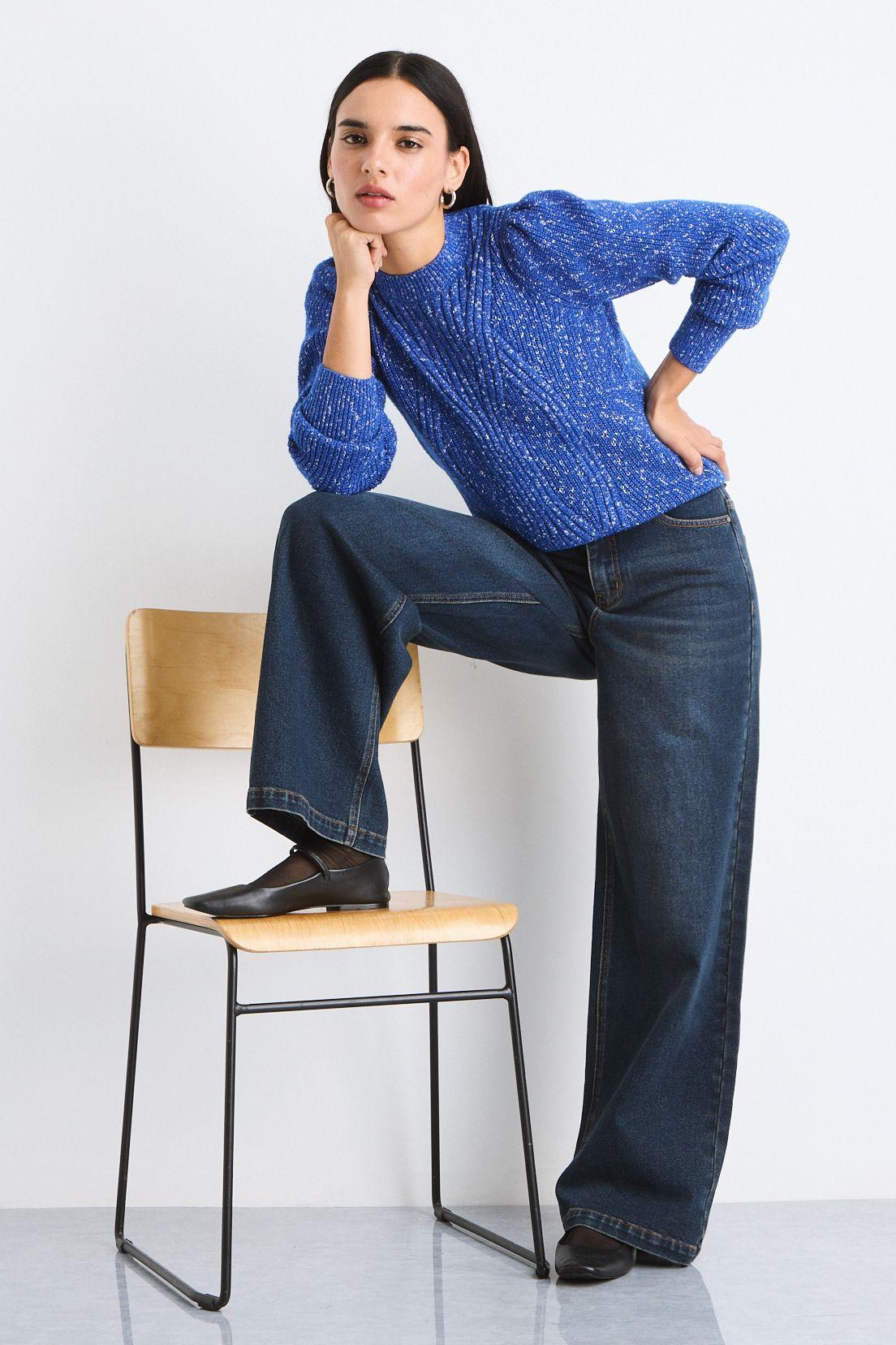 Sweater Liso Azul 18120125052134-2