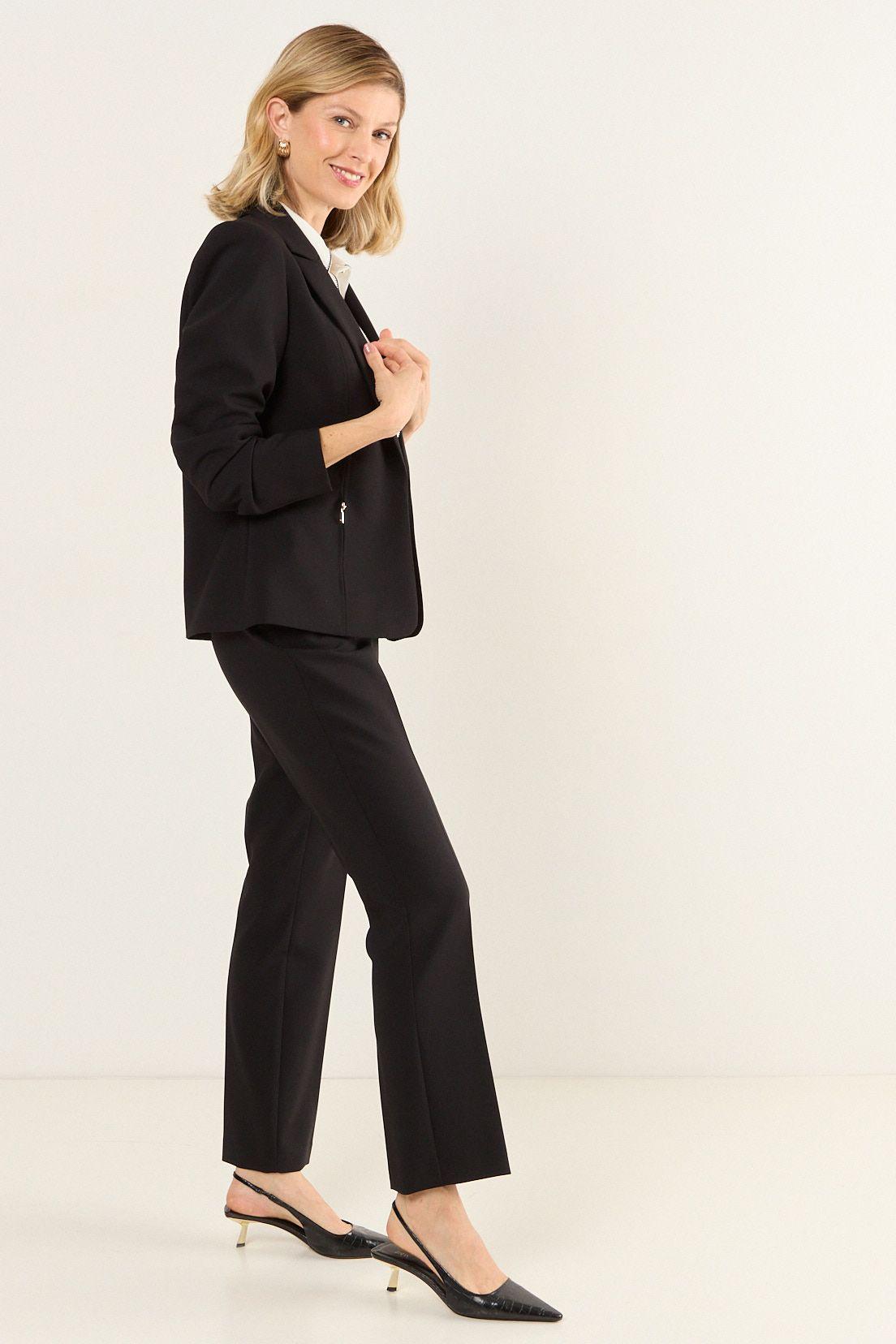 Blazer Bolsillo Cierre Negro Ma Griffe 16002126051102-4