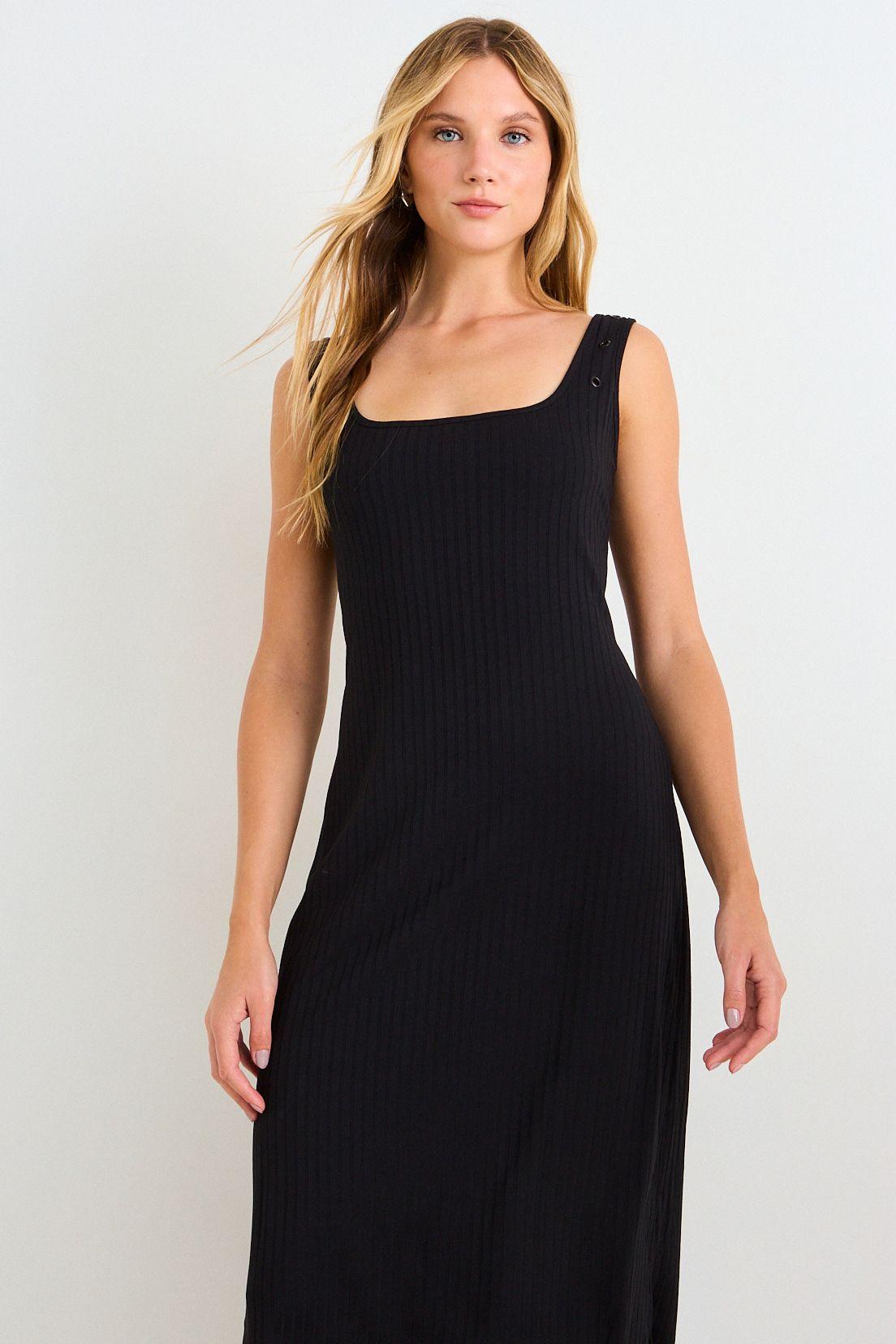 Vestido Liso Negro Ash 13404225070102-2
