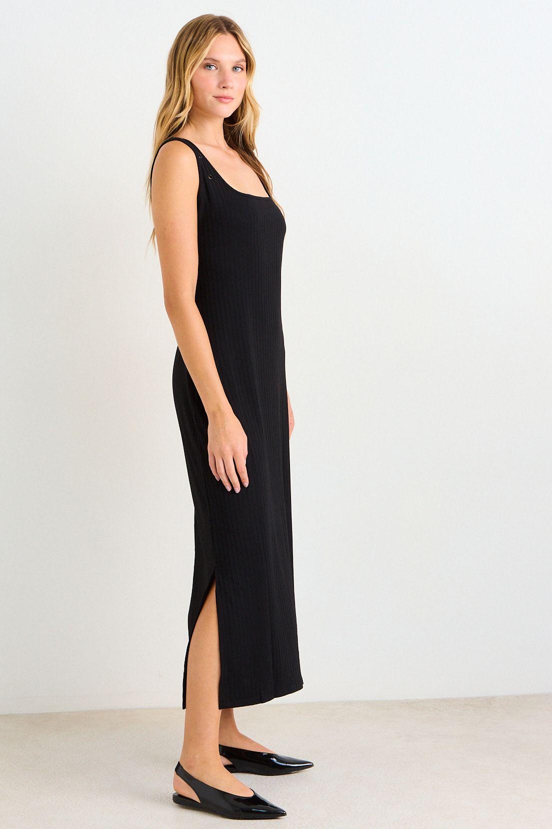Vestido Liso Negro Ash 13404225070102-4
