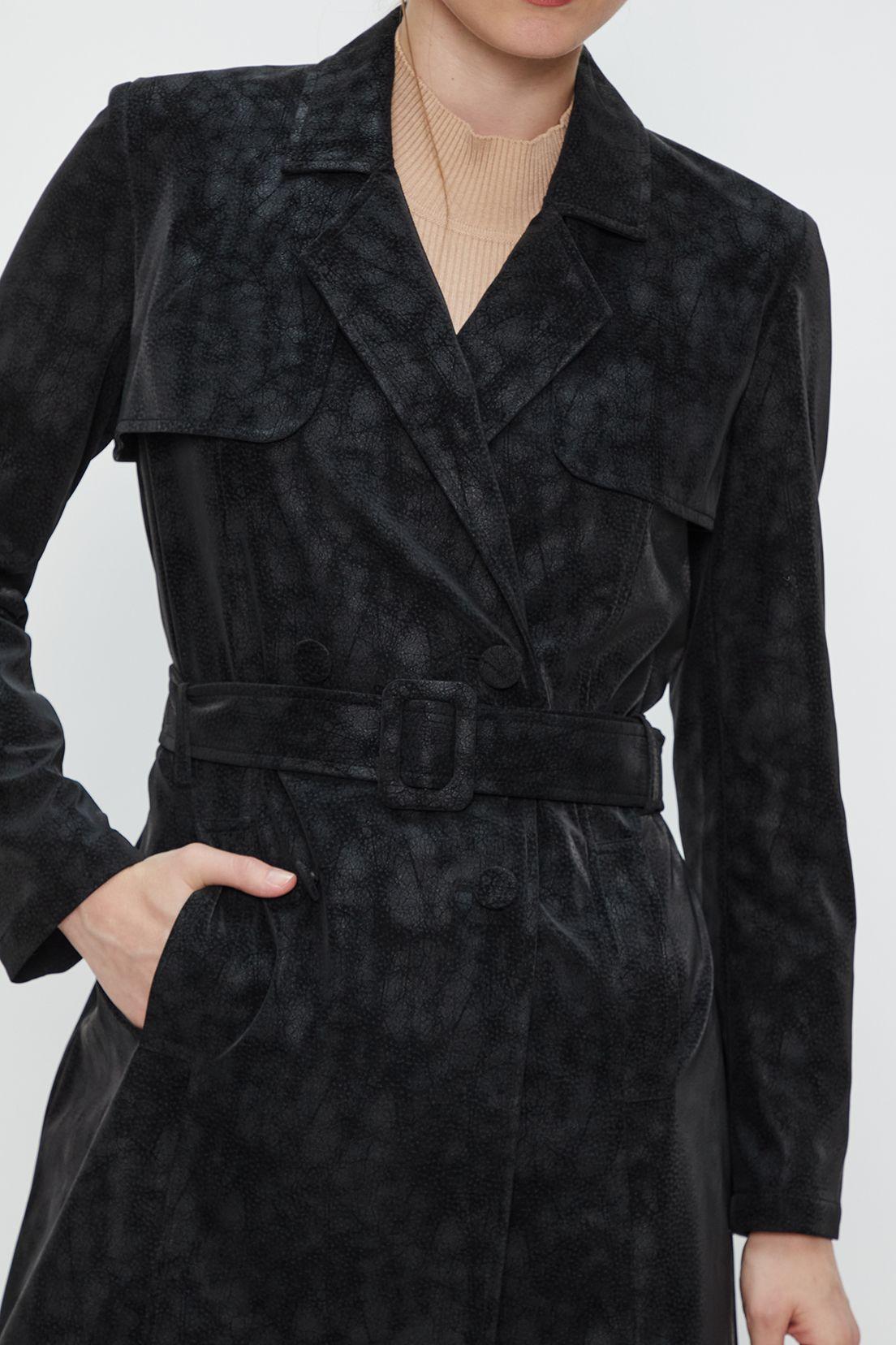 Trench Liso Negro Ash 17407224050102-1