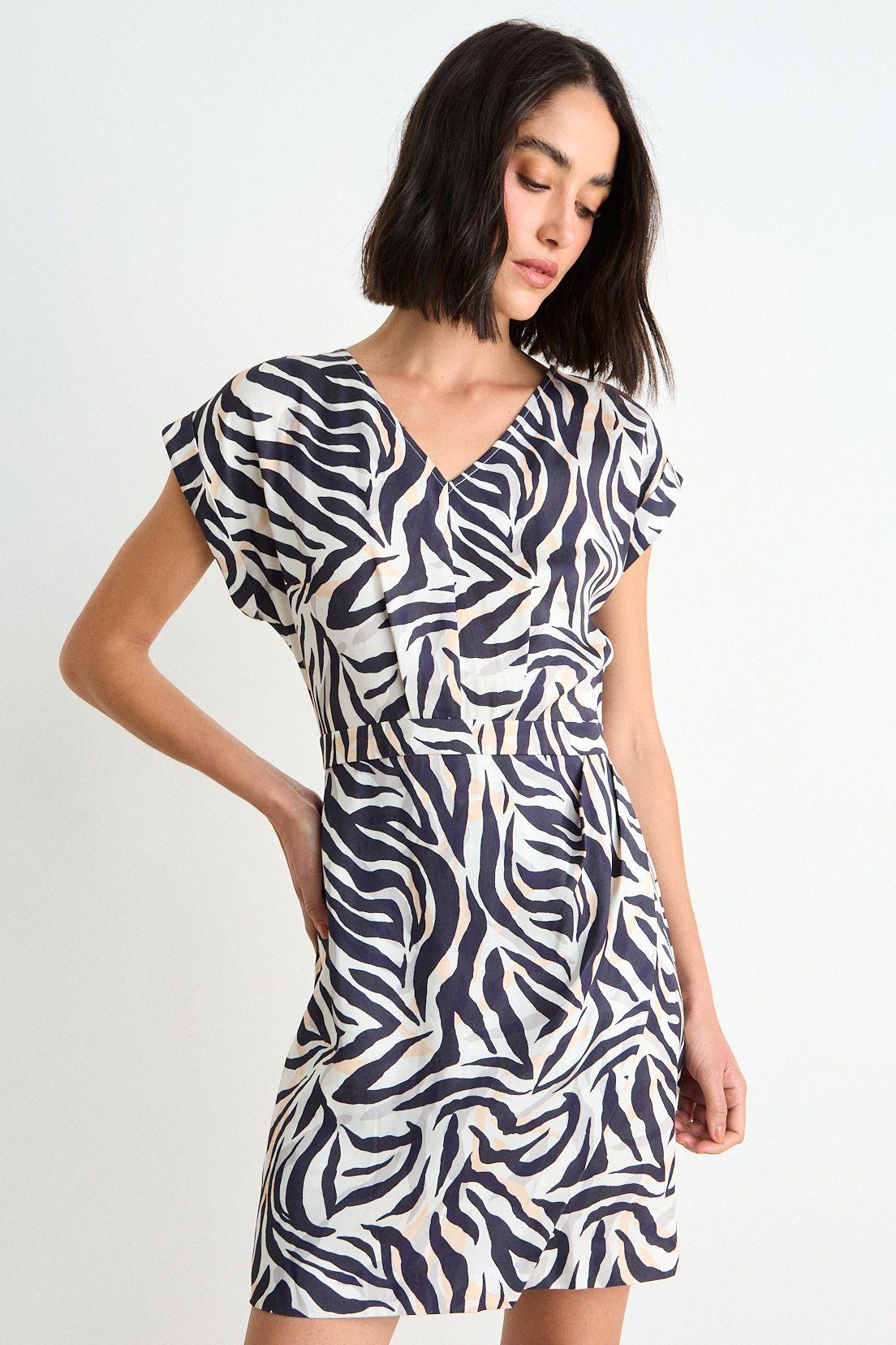 Vestido Fantasia Corto Azul Ash 13107126051104-0